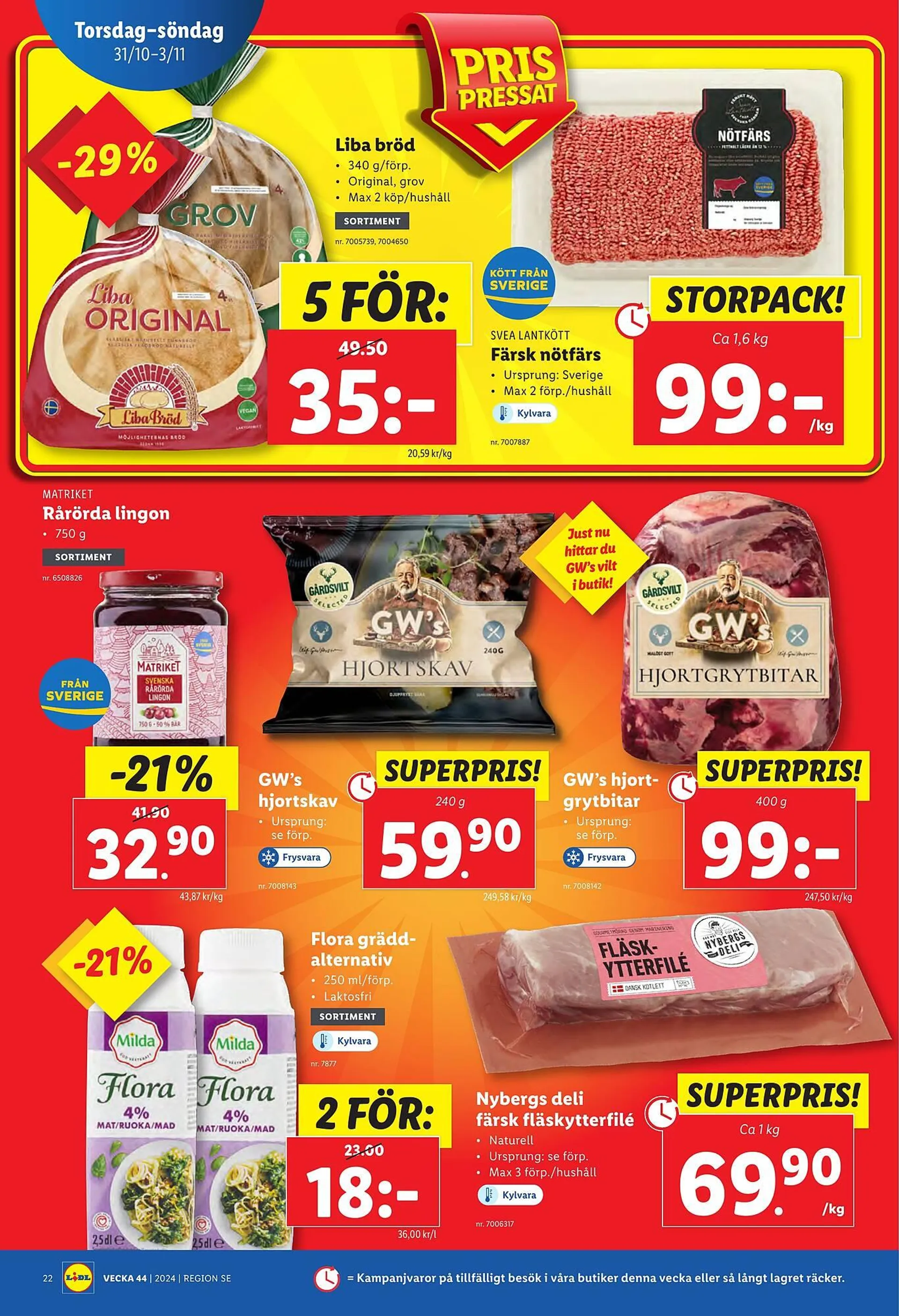 Lidl reklamblad från 28 oktober till 3 november 2024 - Reklamblad sidor 26