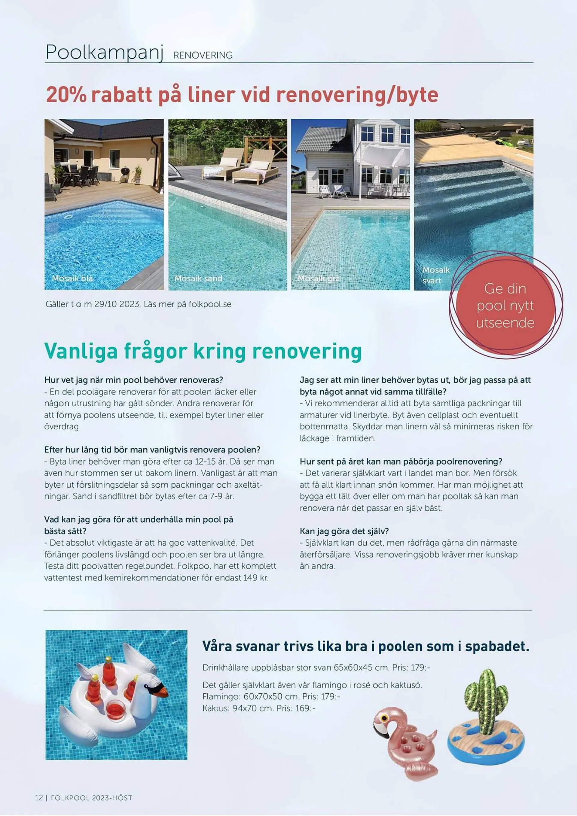 Folkpool reklamblad från 17 september till 28 oktober 2023 - Reklamblad sidor 12