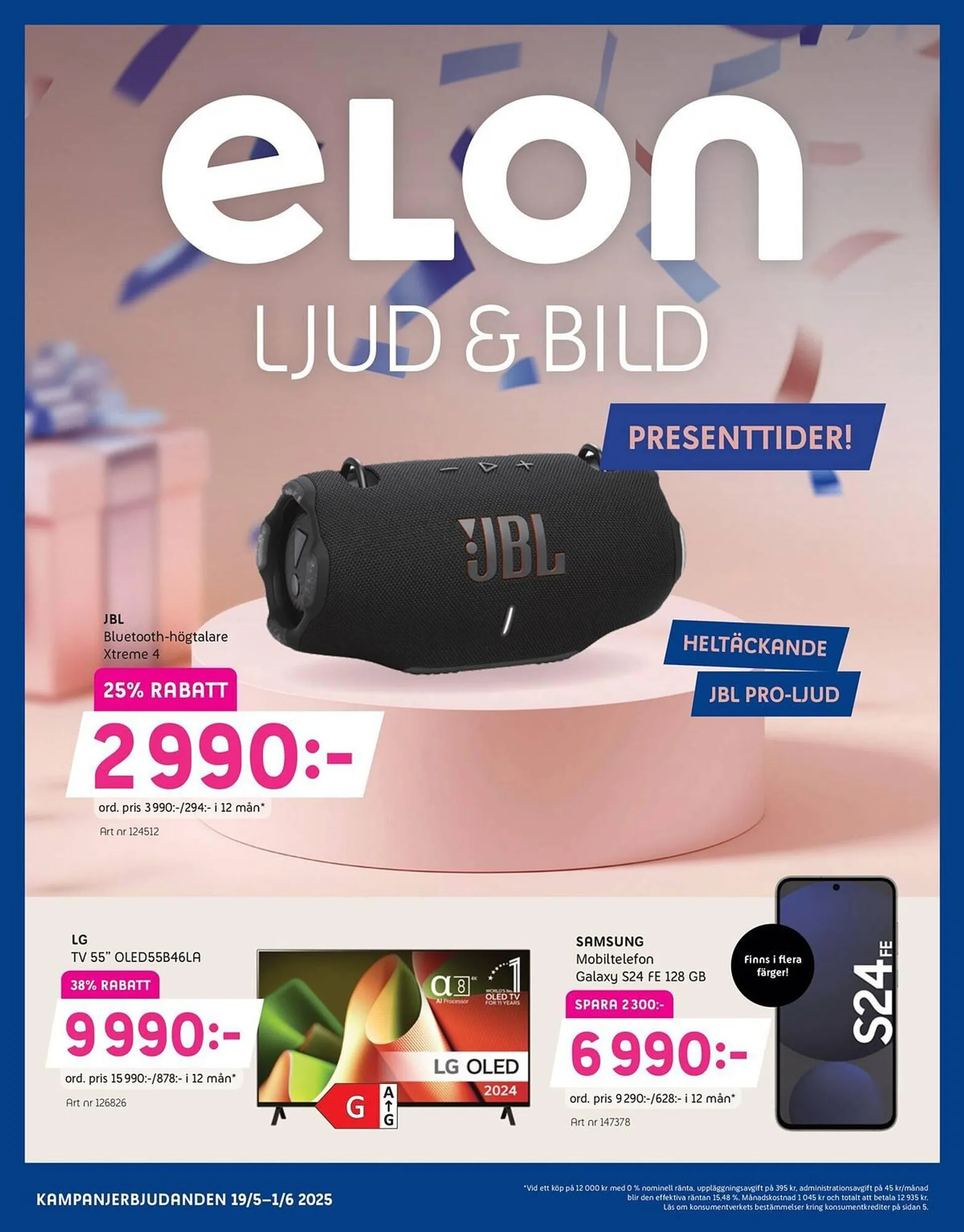 Elon reklamblad - 1