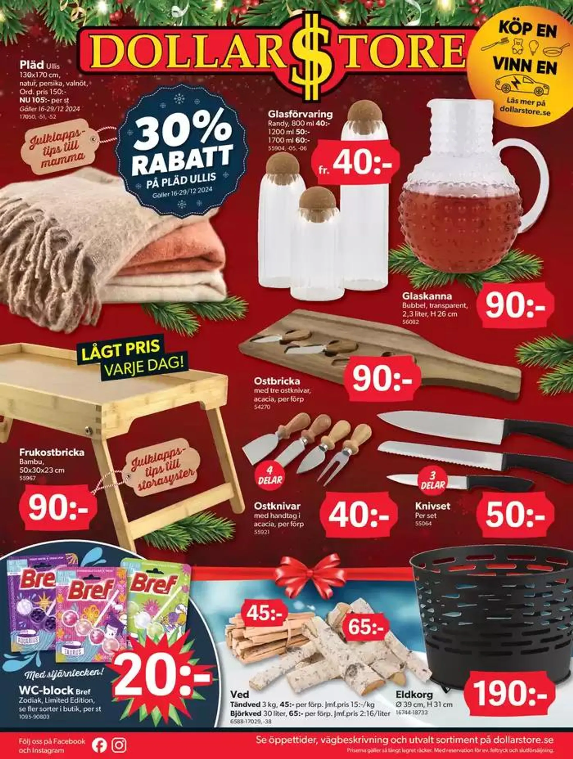 DollarStore Erbjudanden från 17 december till 31 december 2024 - Reklamblad sidor 16