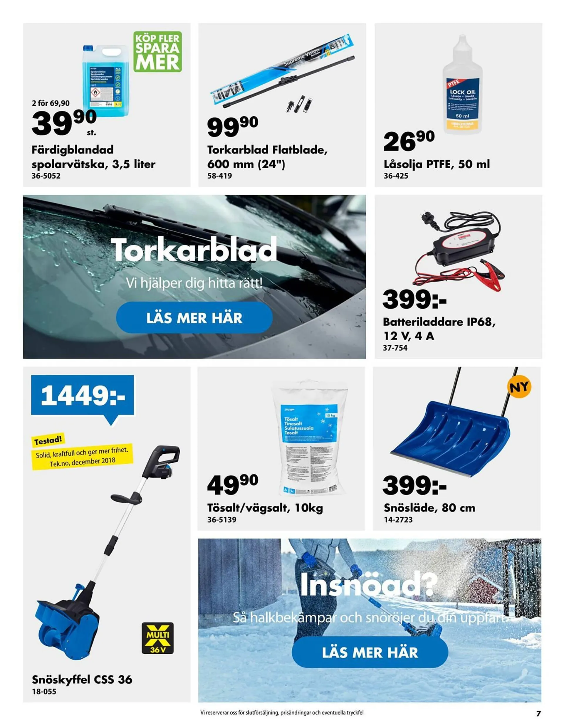 Biltema reklamblad från 26 december till 25 januari 2024 - Reklamblad sidor 7