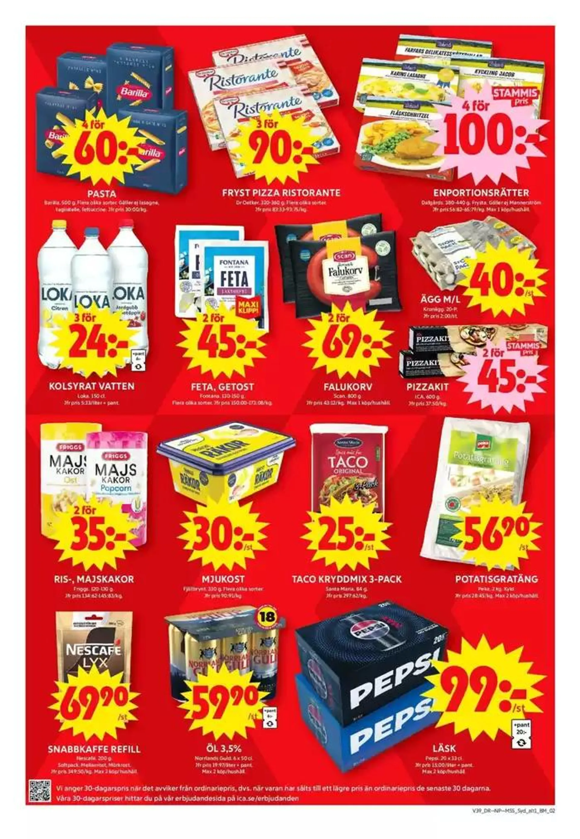 Fantastiskt erbjudande för alla kunder från 23 september till 7 oktober 2024 - Reklamblad sidor 18