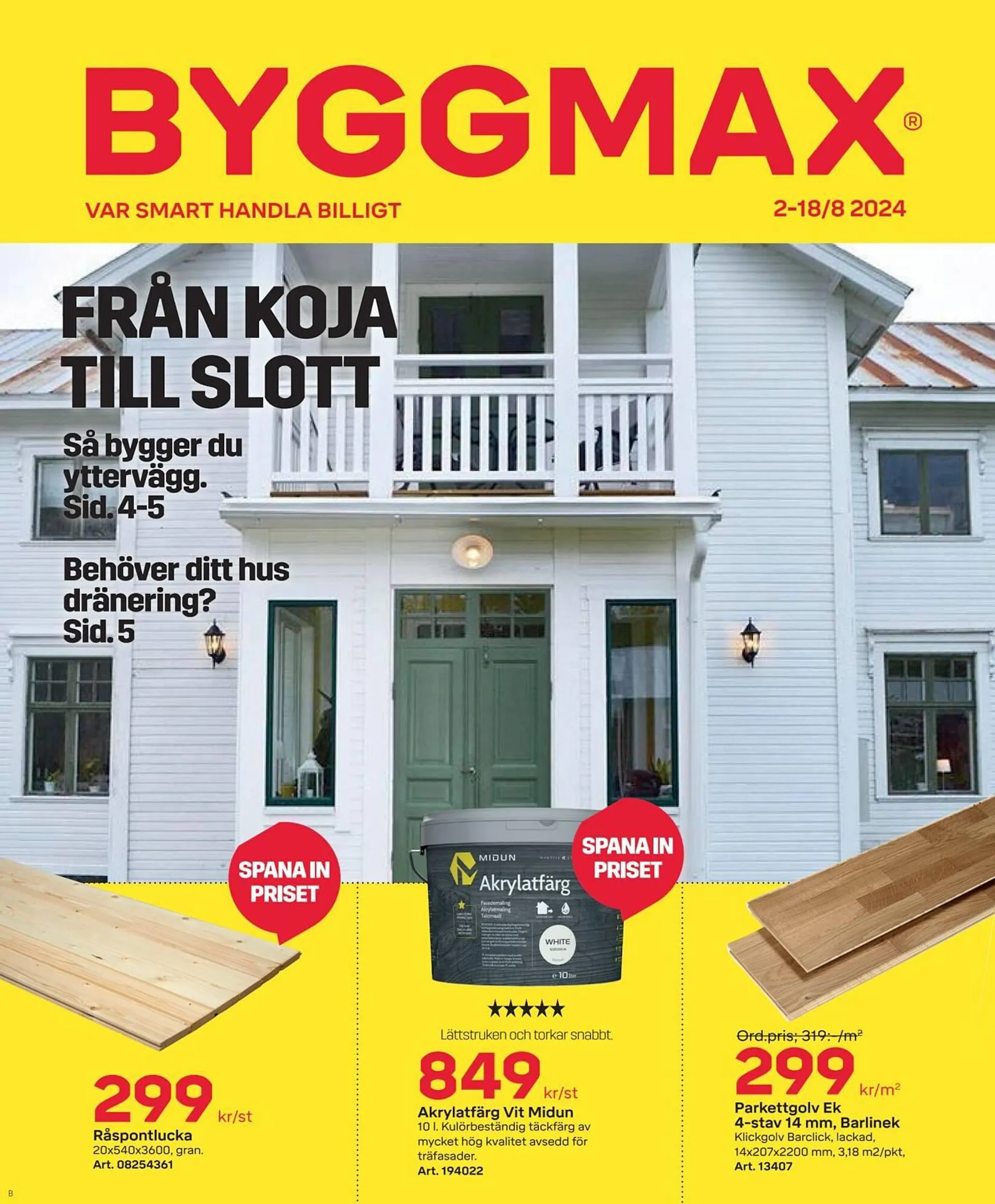 Byggmax reklamblad - 1