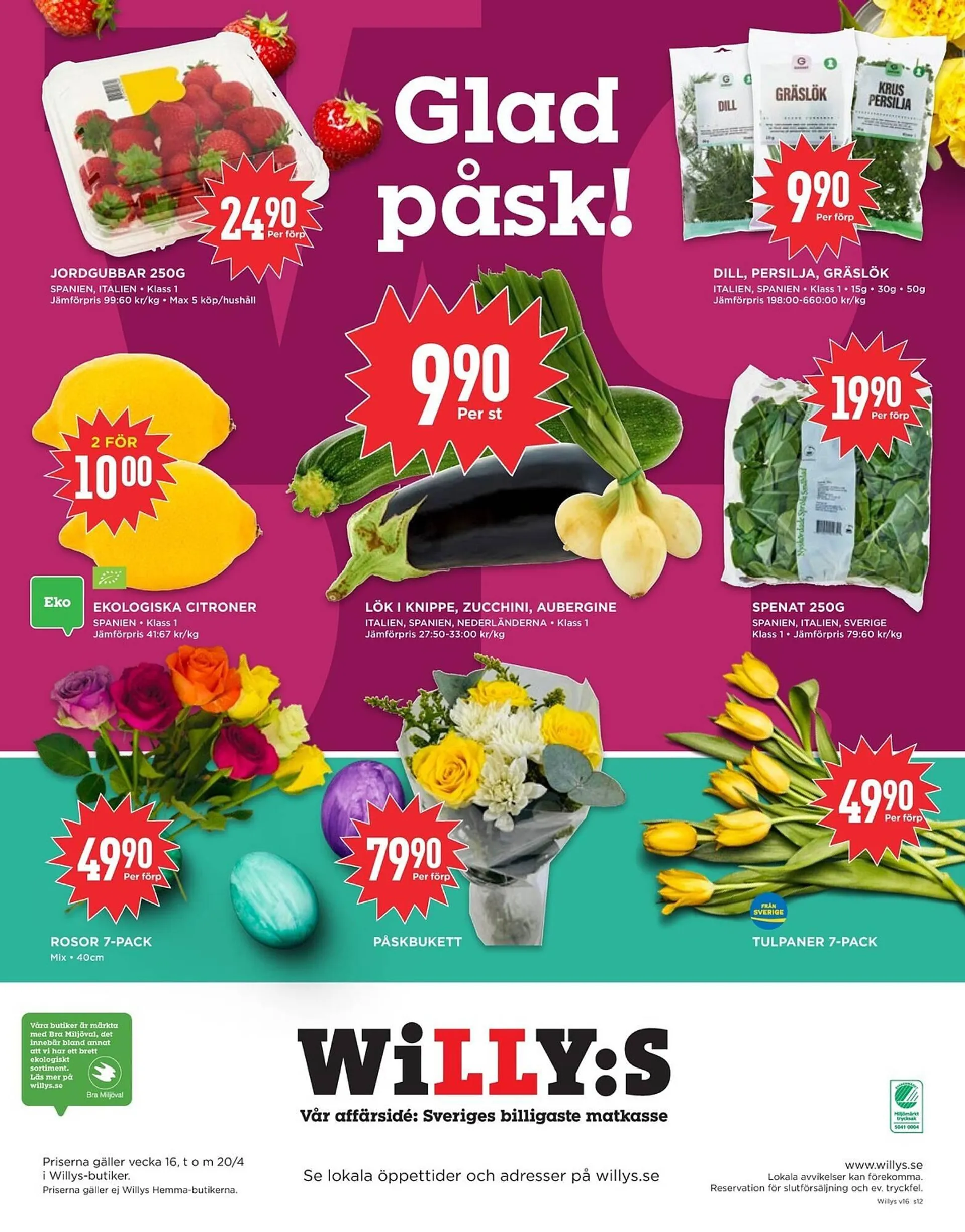 Willys reklamblad från 14 april till 20 april 2025 - Reklamblad sidor 12