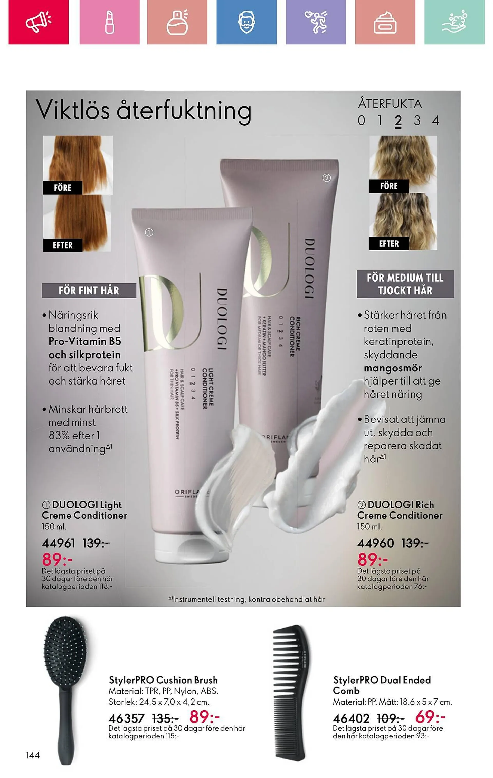 Oriflame reklamblad från 3 januari till 22 januari 2025 - Reklamblad sidor 144