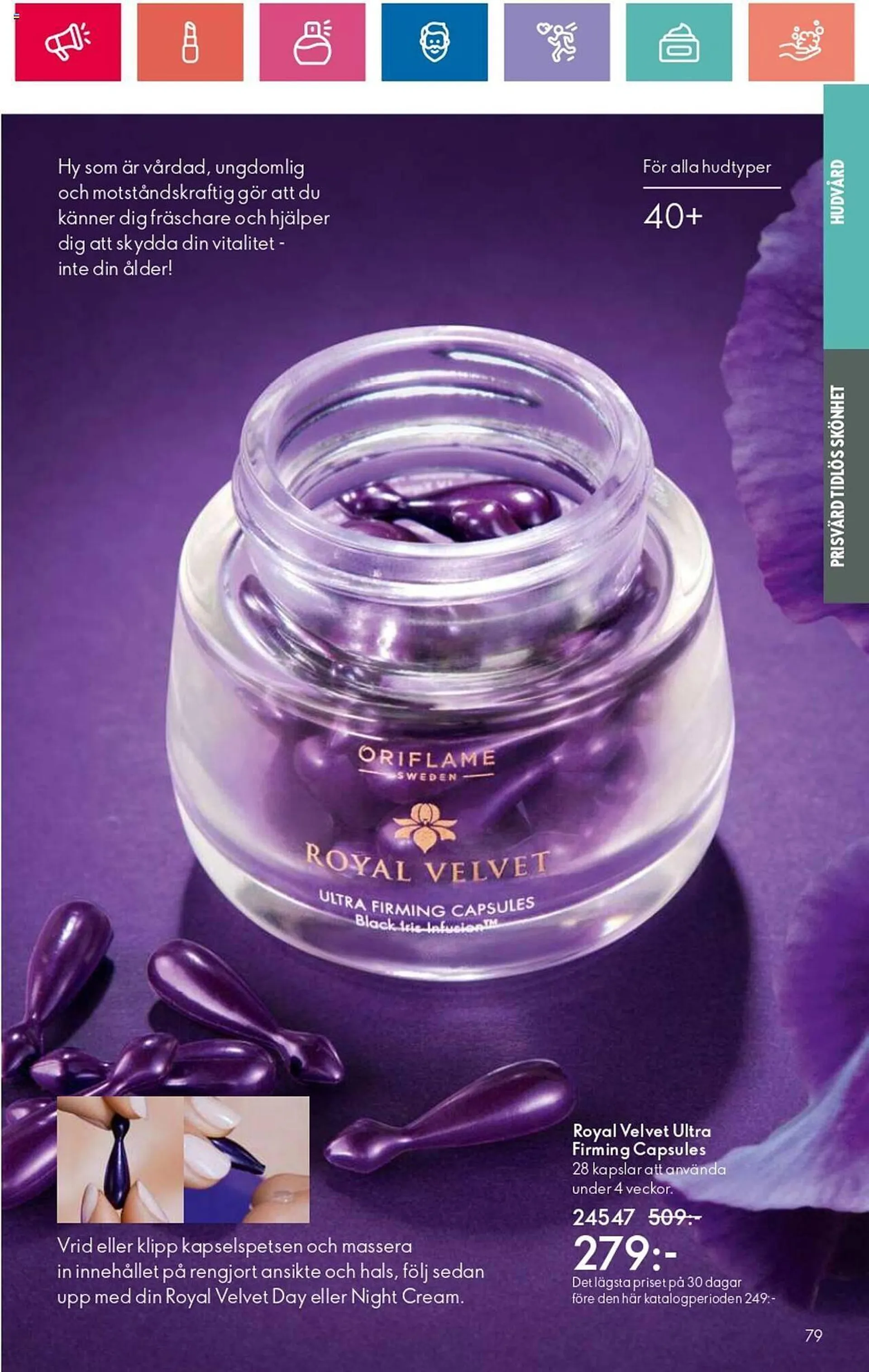 Oriflame reklamblad från 1 augusti till 21 augusti 2024 - Reklamblad sidor 79