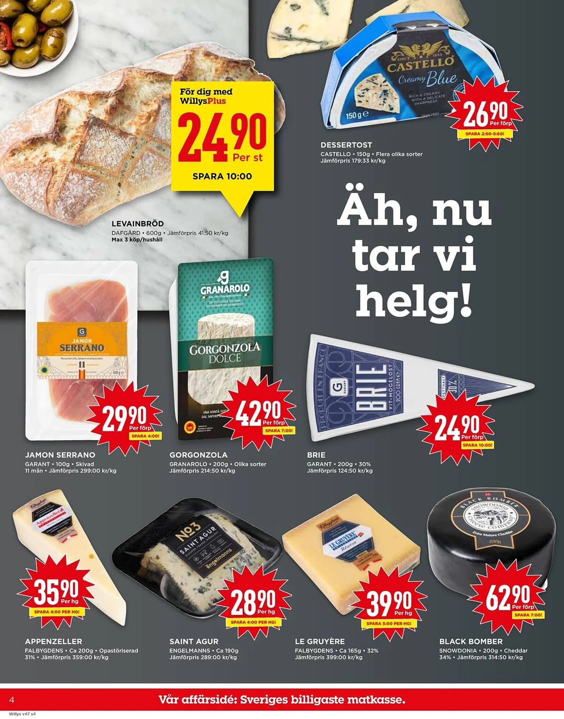 Willys reklamblad från 20 november till 26 november 2023 - Reklamblad sidor 4