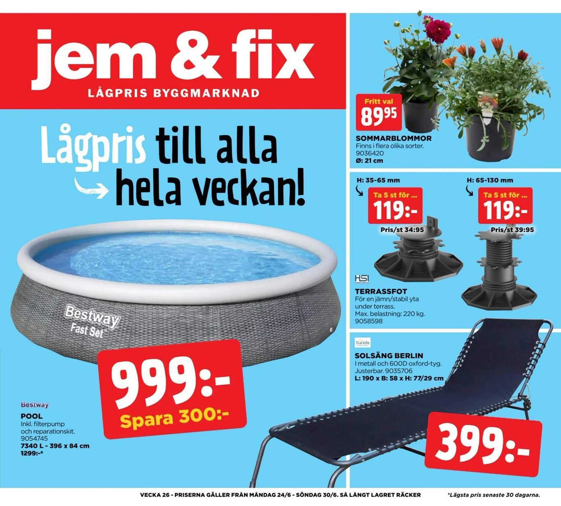 Jem&Fix reklamblad - 1