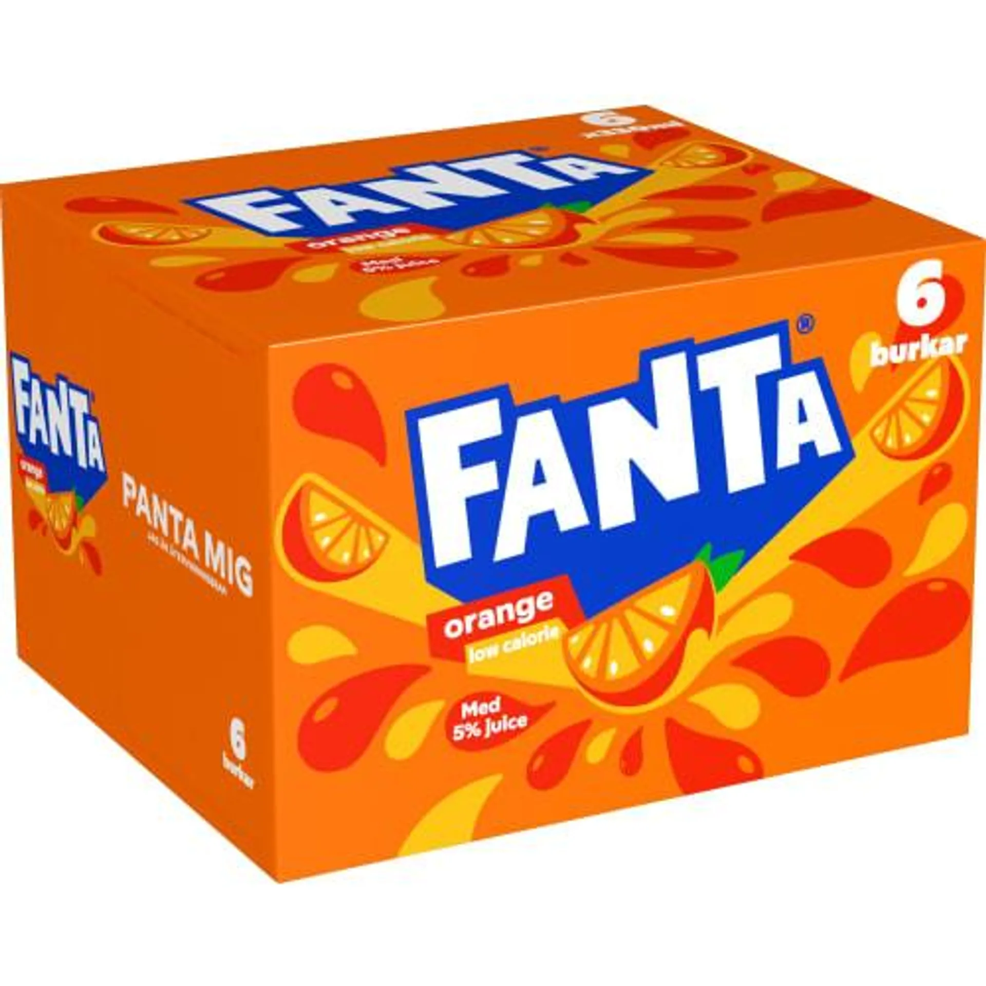 Orange Fanta Läsk, Burk