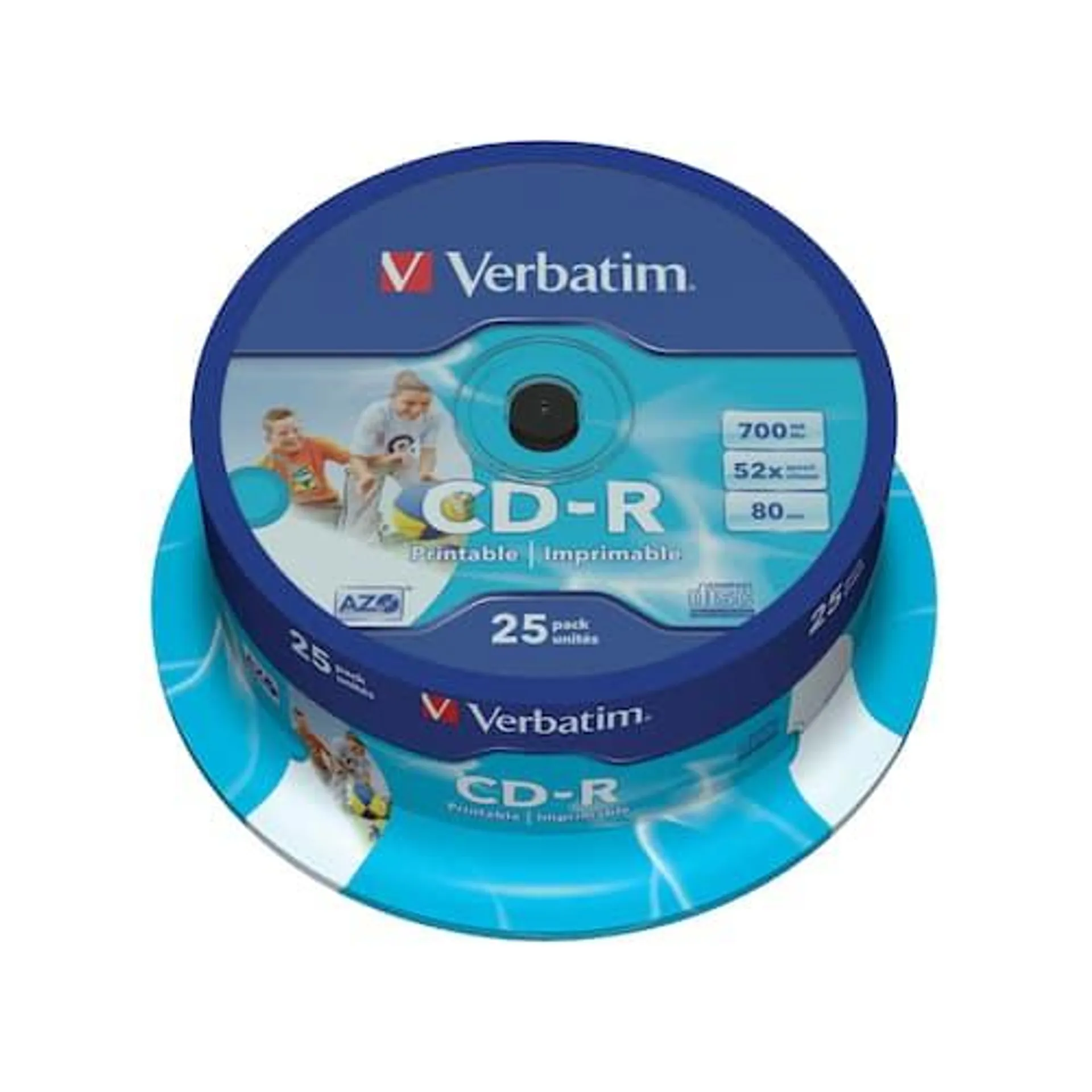 Verbatim CD-R 700 MB, 52X spindel