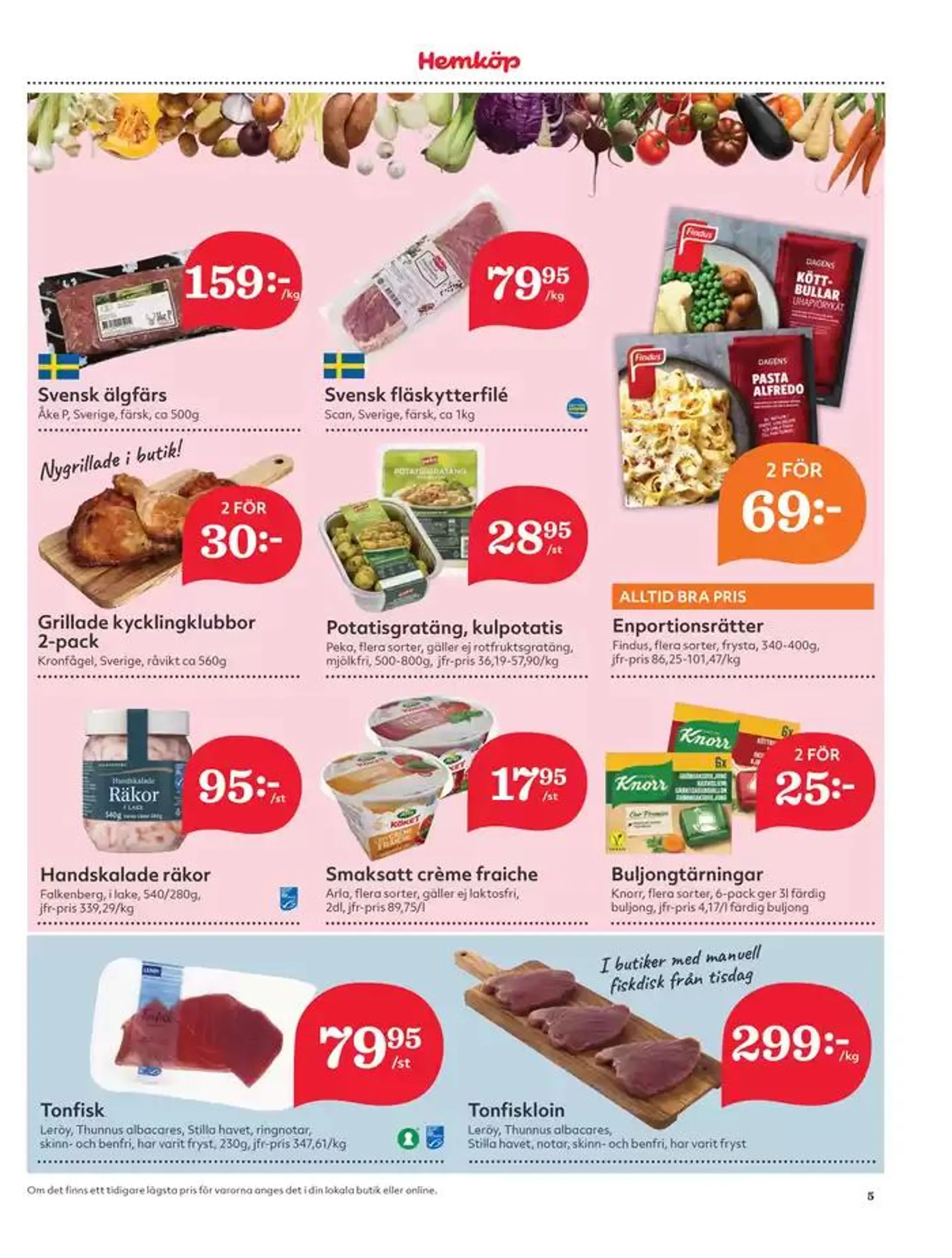 Aktuella deals och erbjudanden från 30 september till 6 oktober 2024 - Reklamblad sidor 5