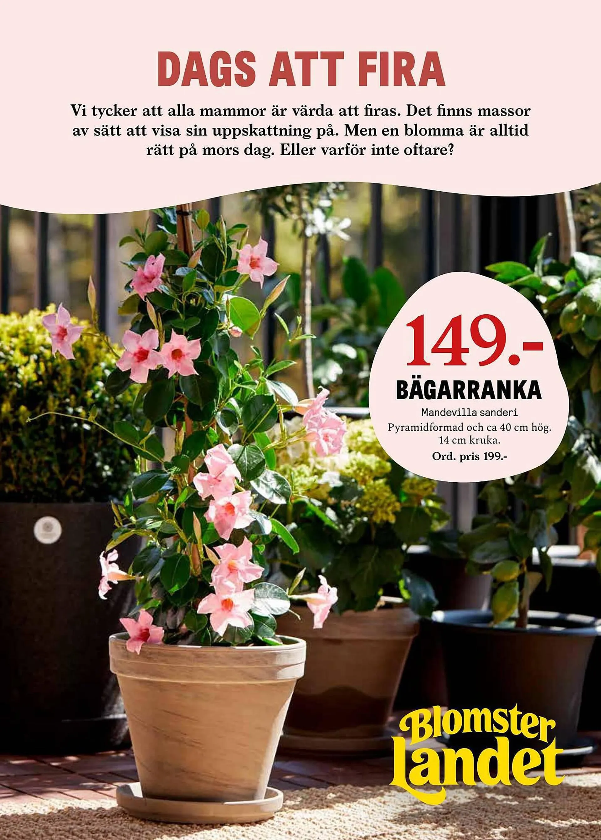 Blomsterlandet reklamblad - 1