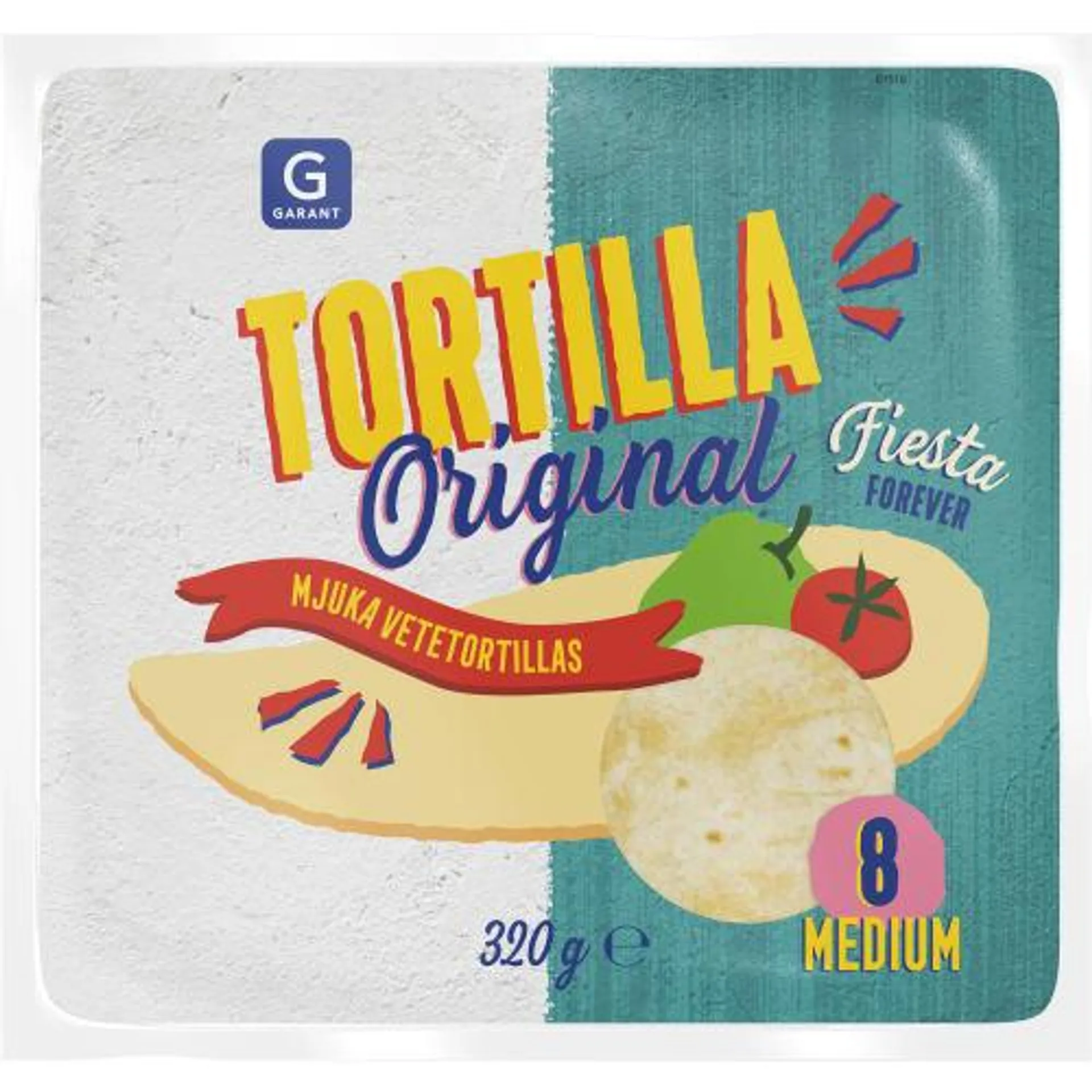 Tortilla Original Medium 8-pack