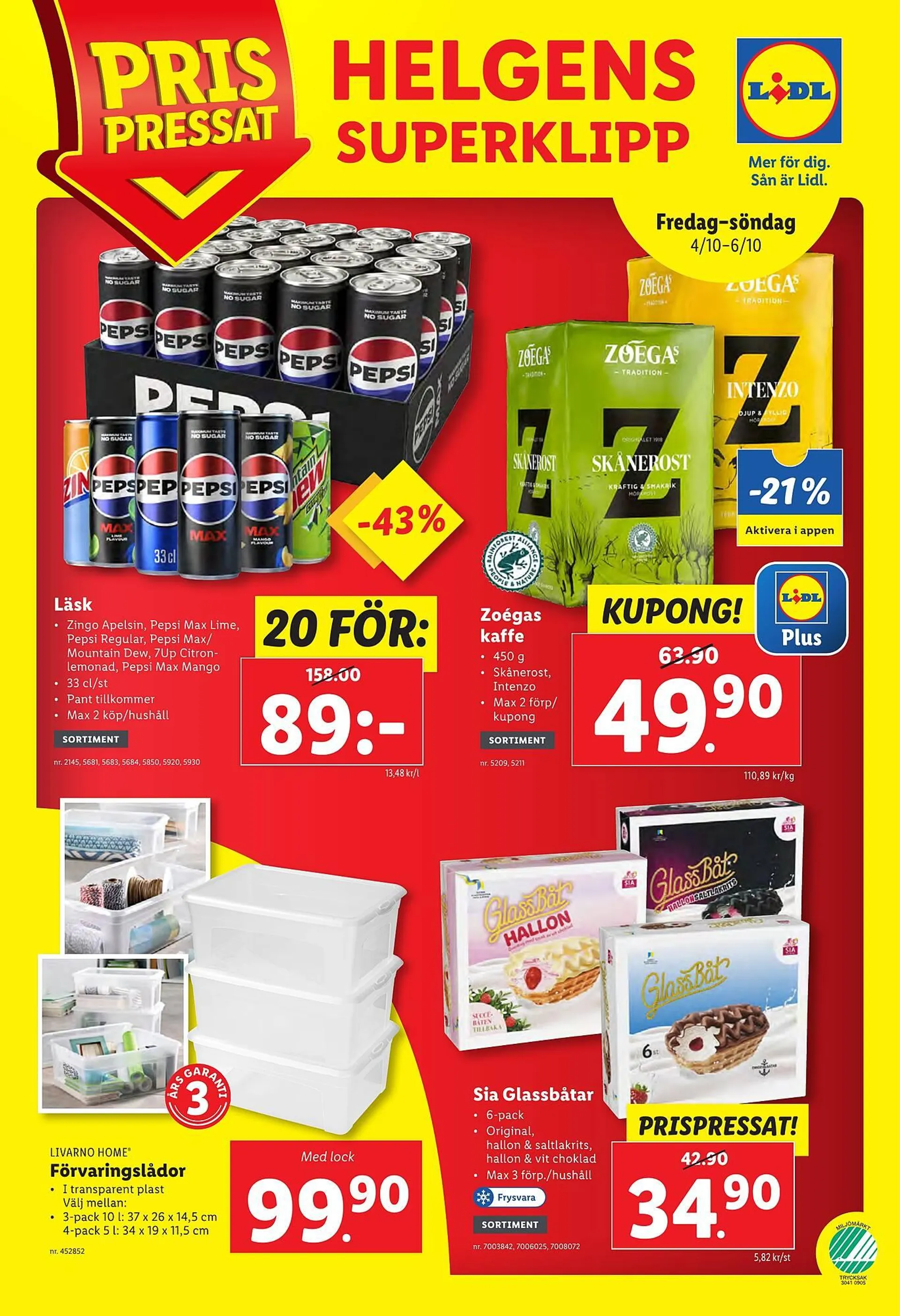 Lidl reklamblad från 30 september till 6 oktober 2024 - Reklamblad sidor 28