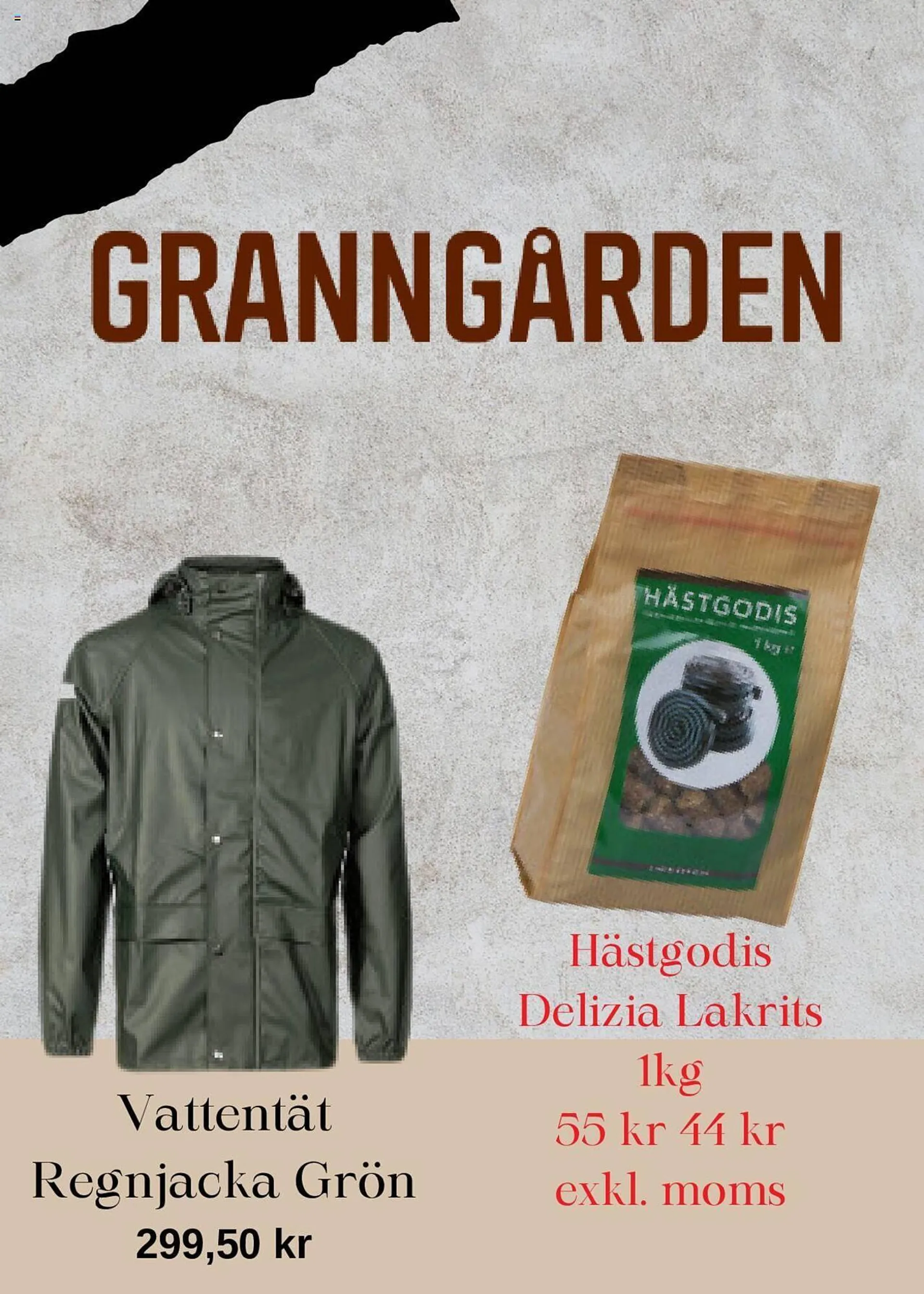 Granngården reklamblad från 1 oktober till 20 oktober 2024 - Reklamblad sidor 1