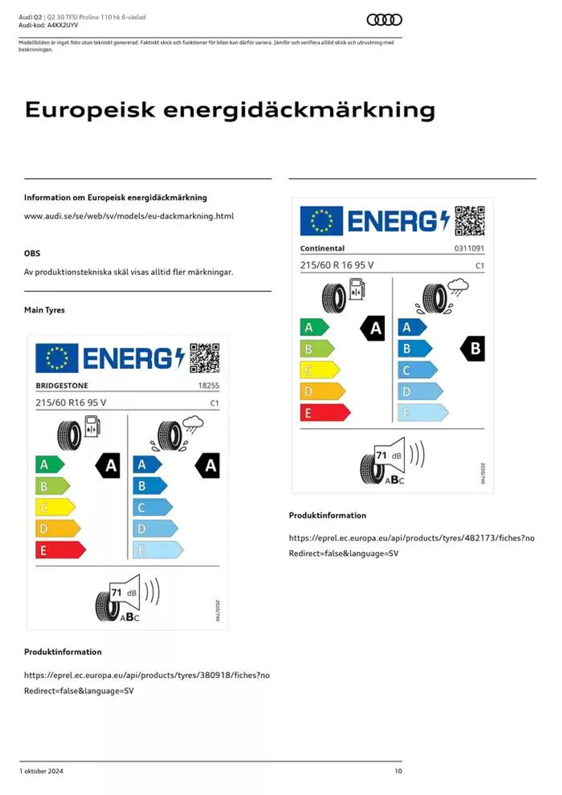 Audi Q2 från 1 oktober till 1 oktober 2025 - Reklamblad sidor 10