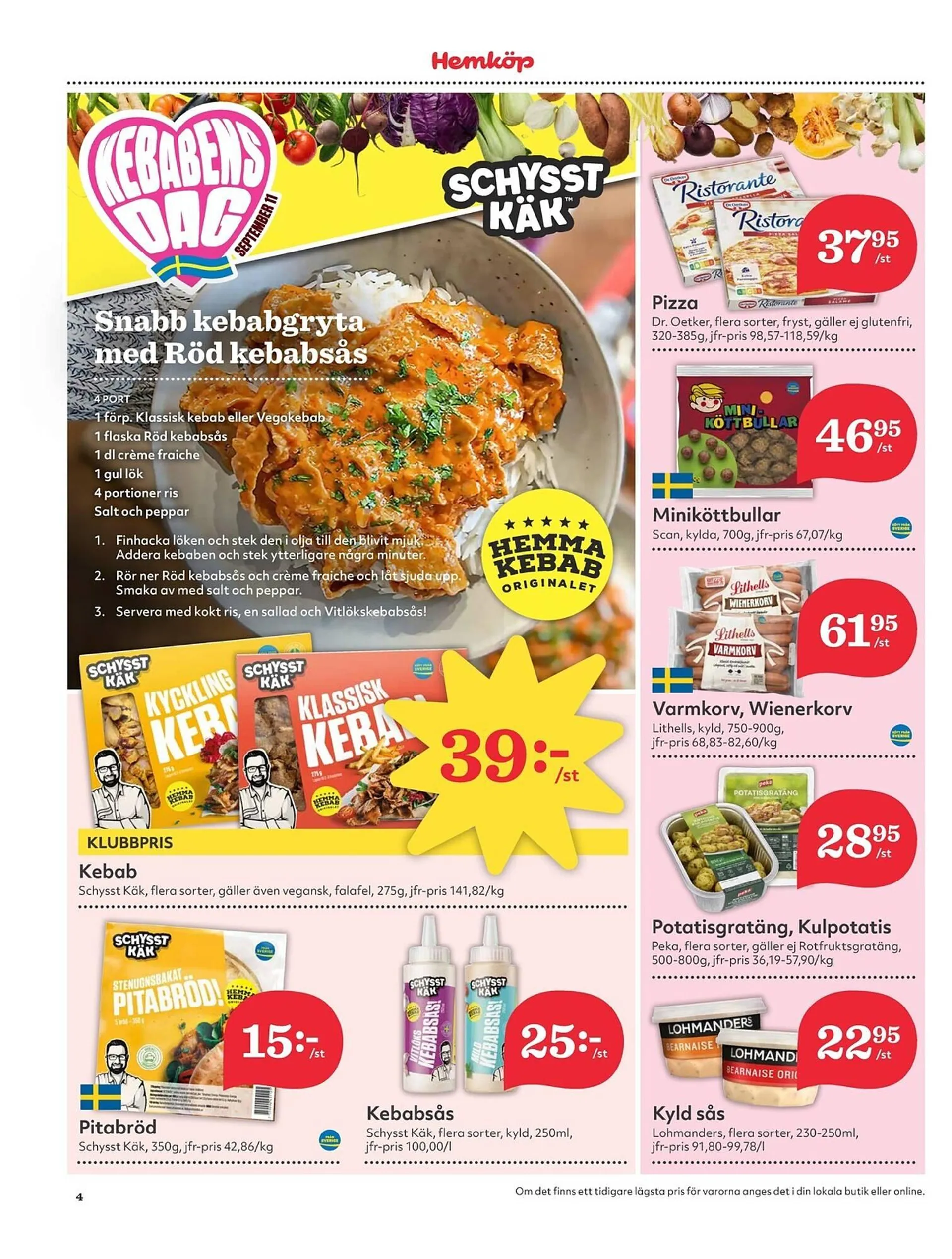 Hemköp reklamblad från 9 september till 15 september 2024 - Reklamblad sidor 4