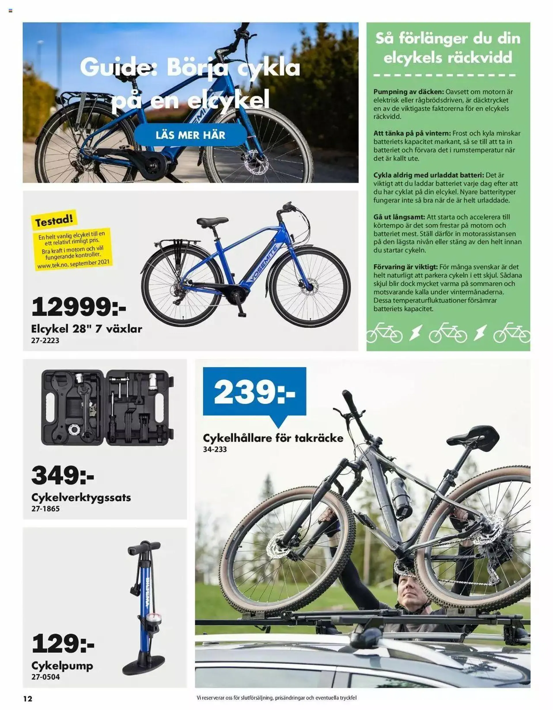 Biltema - erbjudanden från 25 april till 31 december 2024 - Reklamblad sidor 12