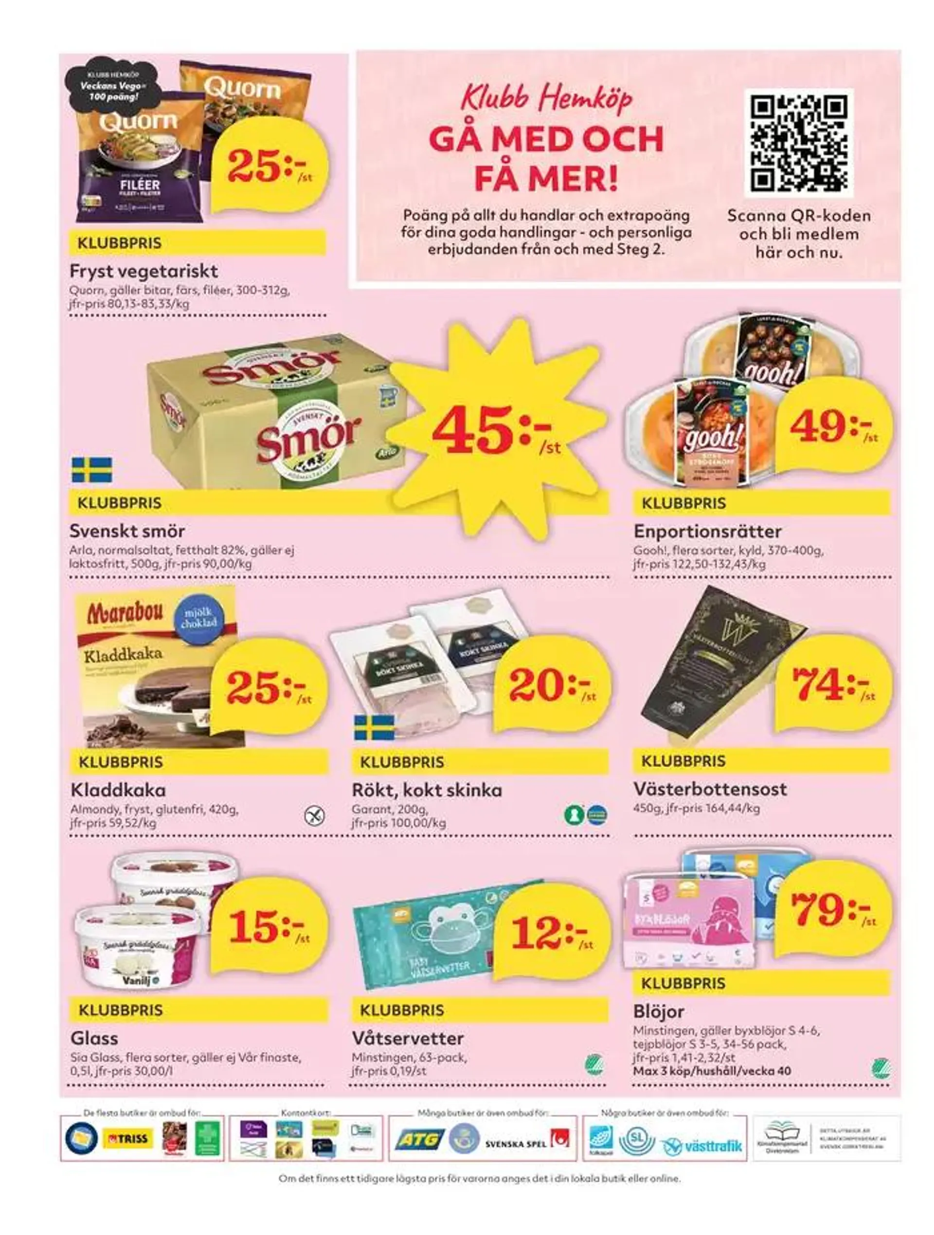 Aktuella deals och erbjudanden från 30 september till 6 oktober 2024 - Reklamblad sidor 8