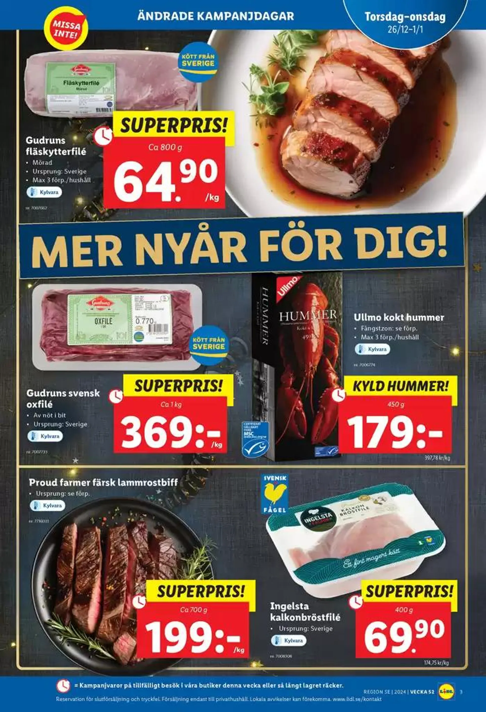 ERBJUDANDEN VECKA 1 från 26 december till 5 januari 2025 - Reklamblad sidor 4