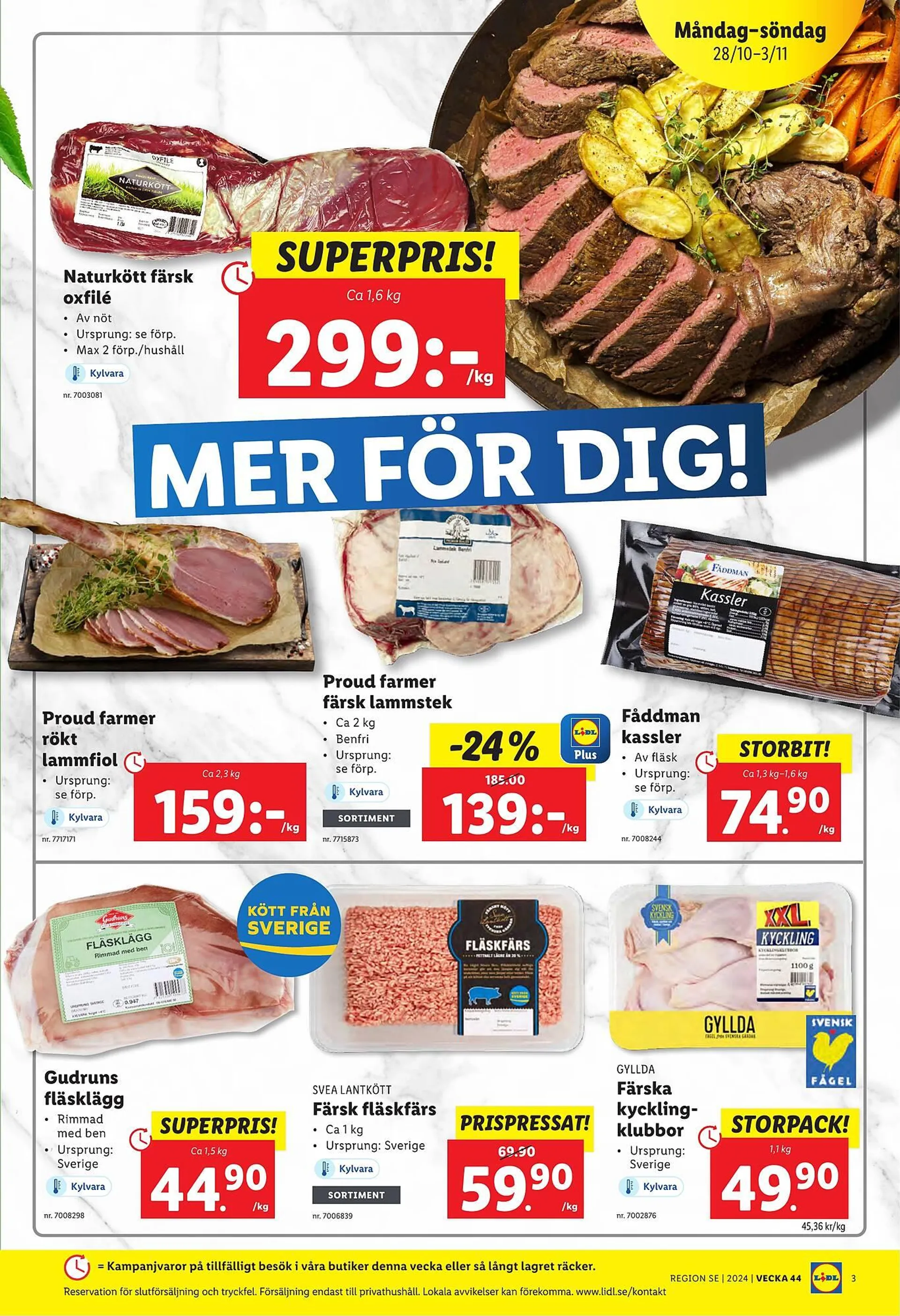 Lidl reklamblad från 28 oktober till 3 november 2024 - Reklamblad sidor 3