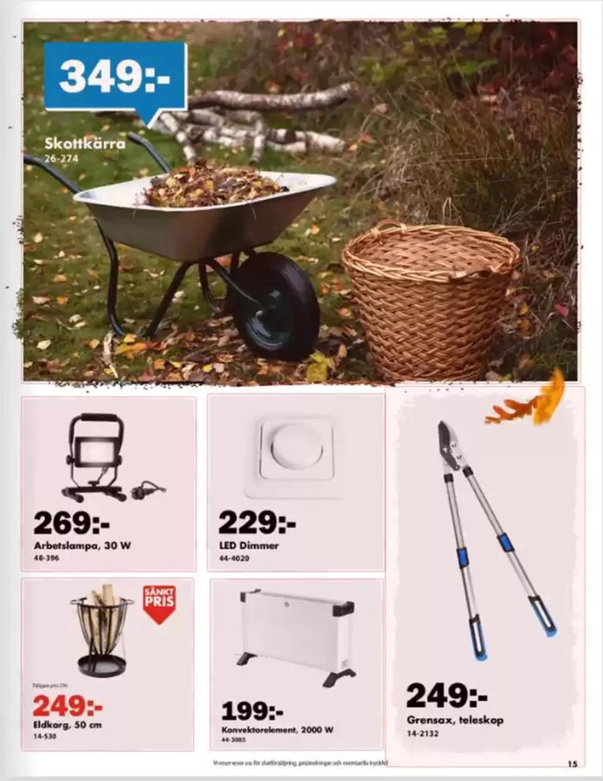 Biltema Broschyr October  från 15 oktober till 31 oktober 2024 - Reklamblad sidor 17