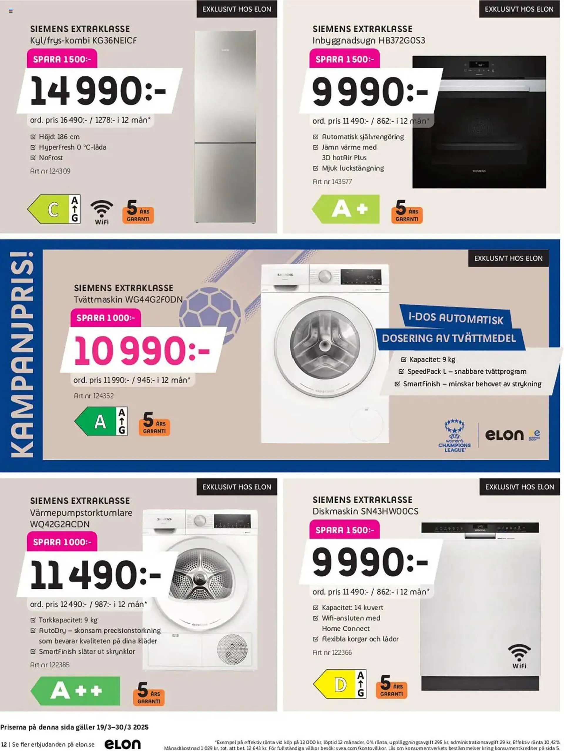Elon reklamblad från 17 mars till 30 mars 2025 - Reklamblad sidor 12