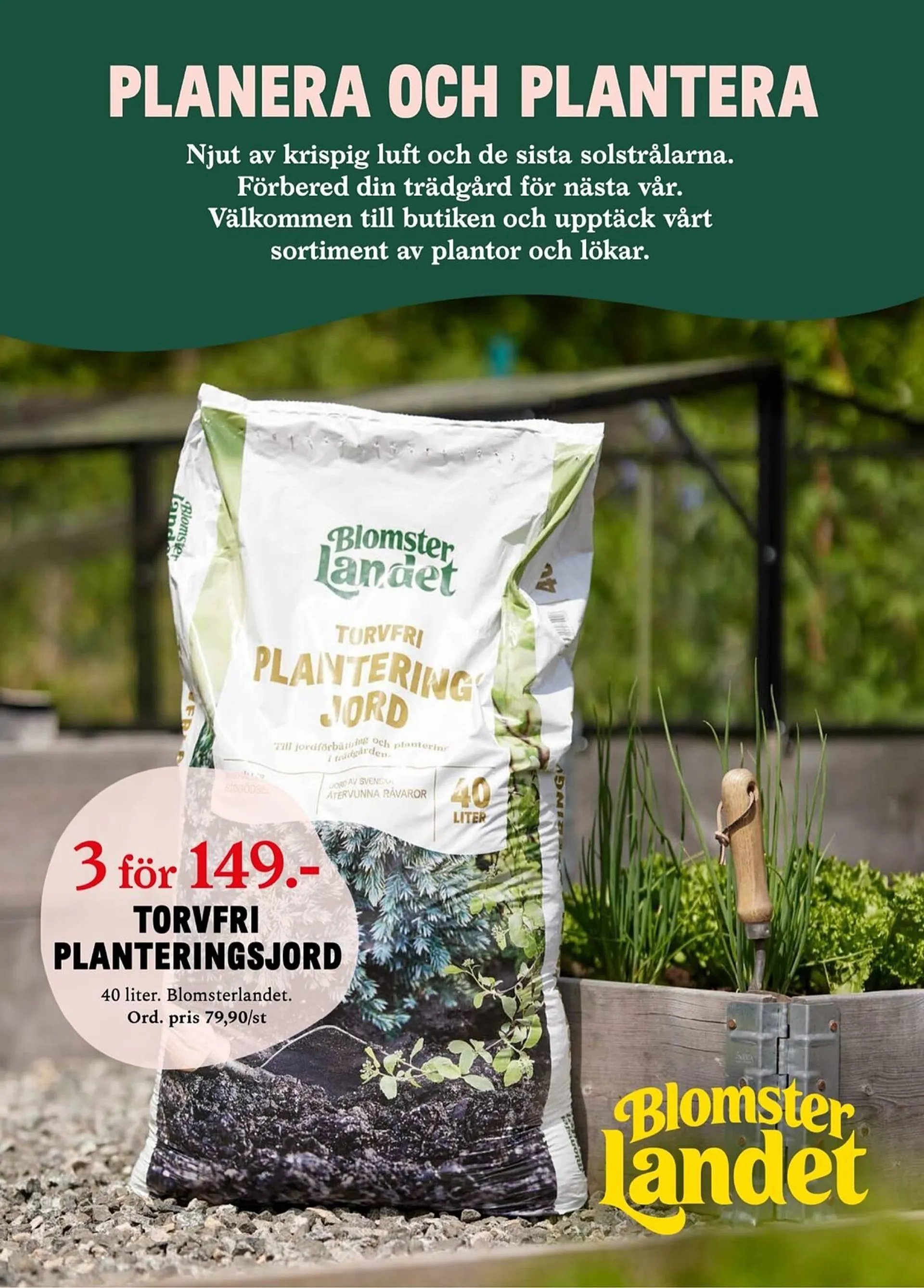 Blomsterlandet reklamblad - 1