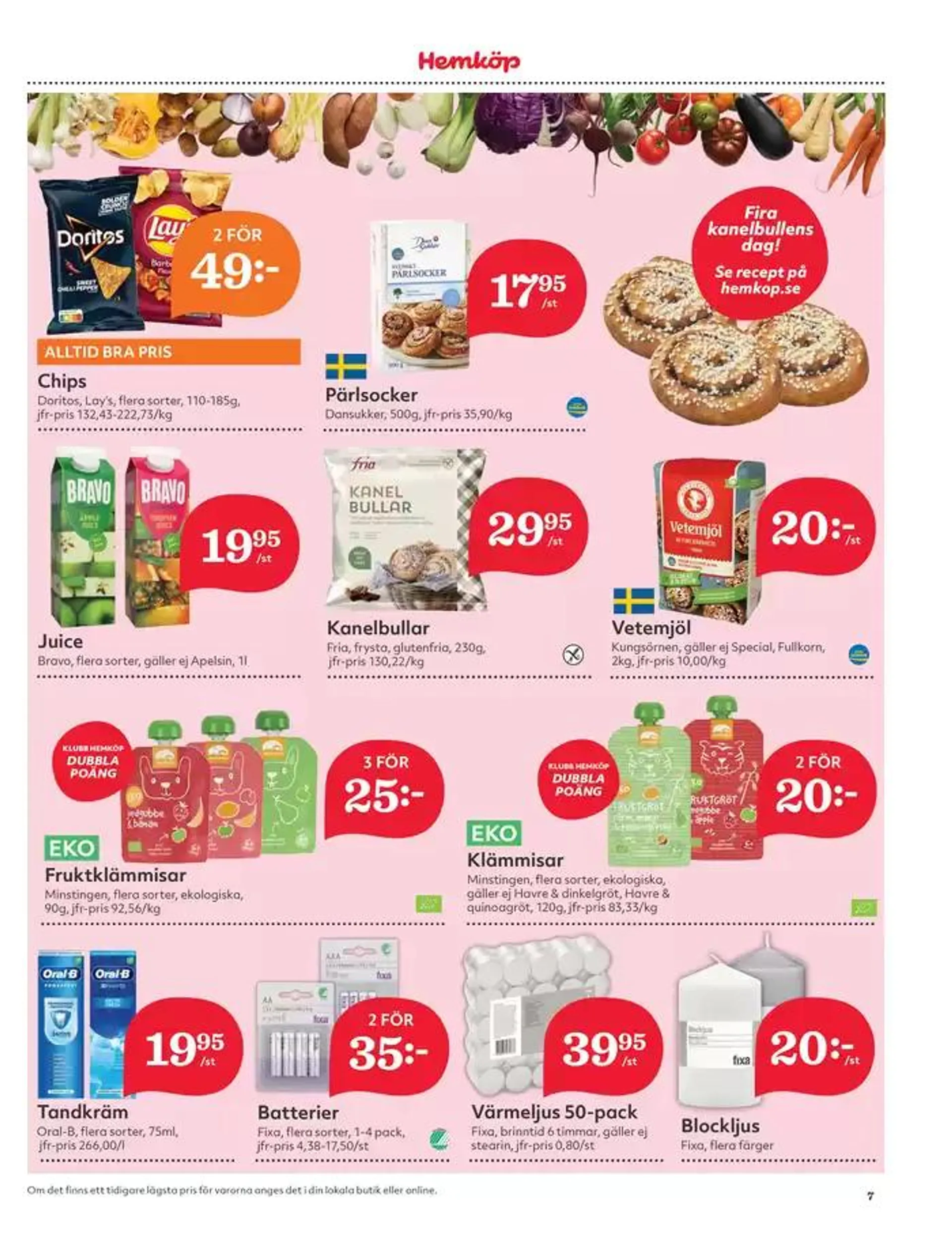 Aktuella deals och erbjudanden från 30 september till 6 oktober 2024 - Reklamblad sidor 7