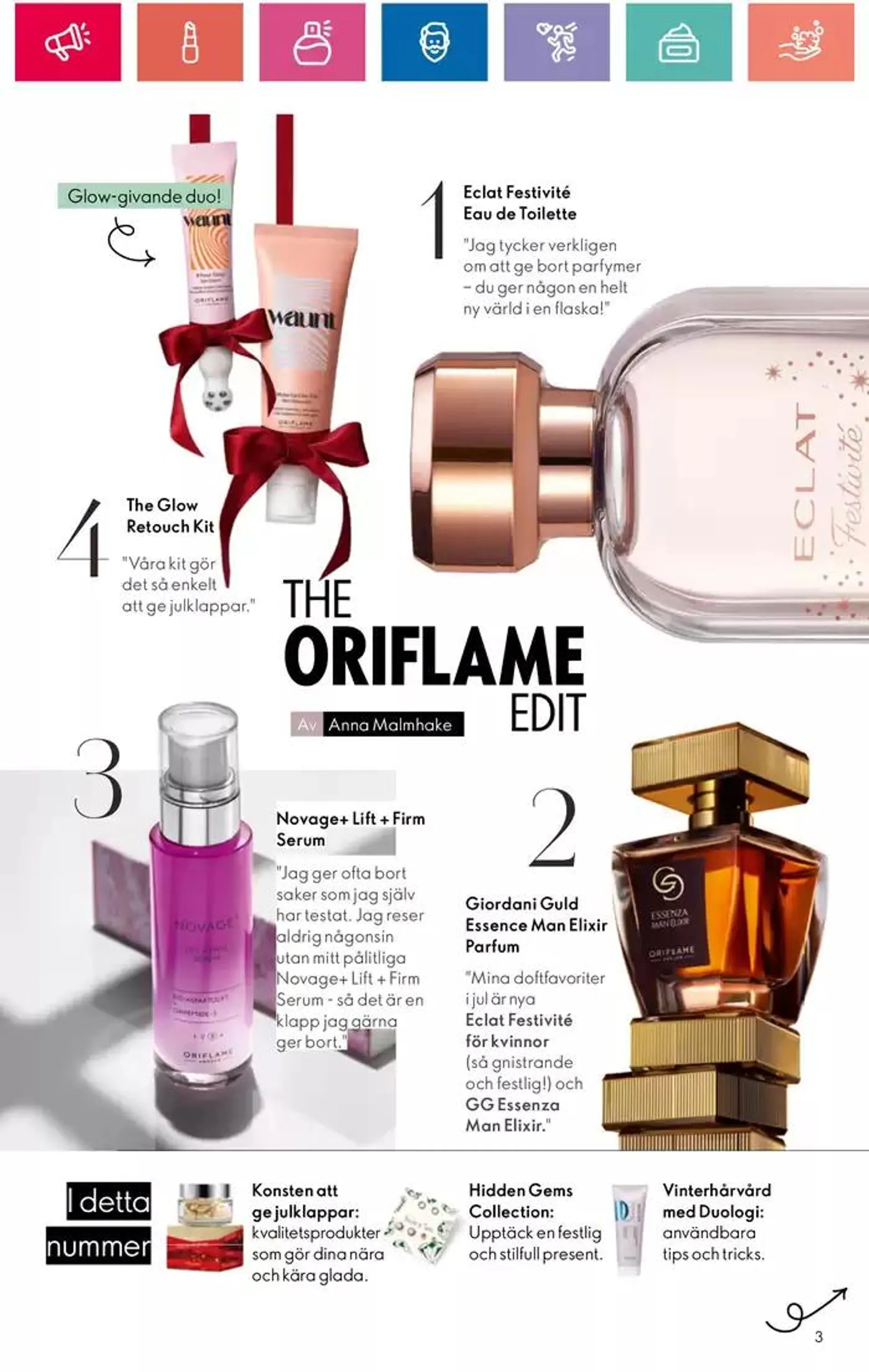 Oriflame reklamblad från 5 december till 19 december 2024 - Reklamblad sidor 3