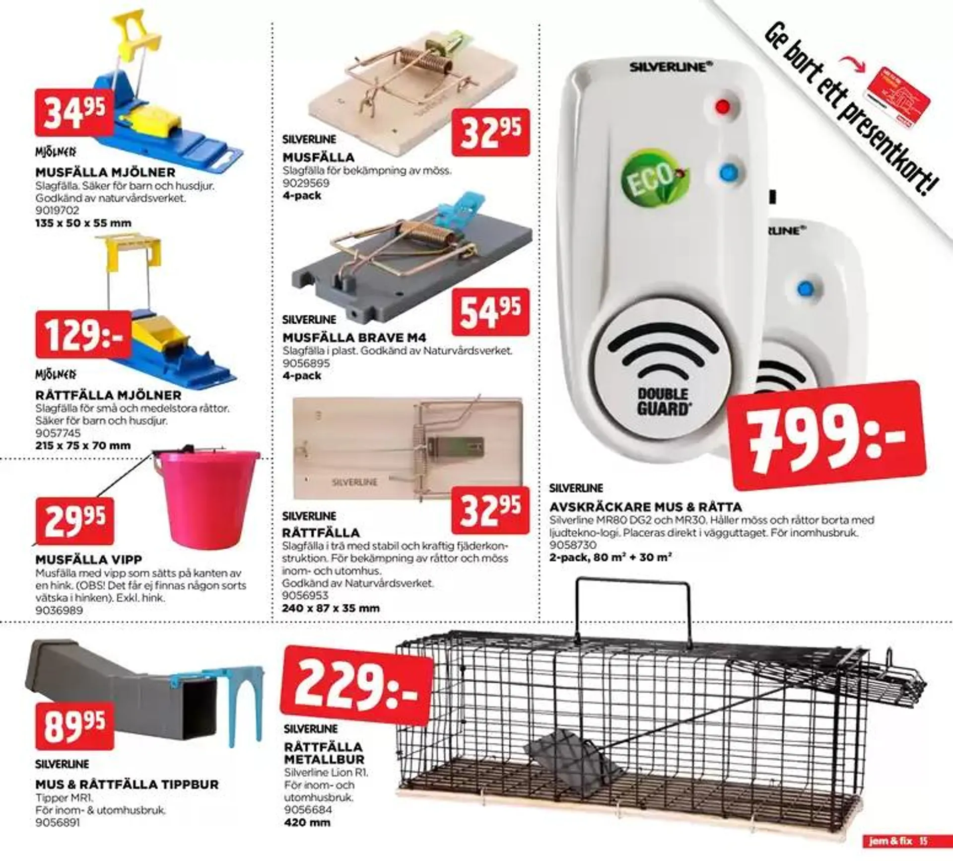 Jem&Fix reklamblad från 8 december till 22 december 2024 - Reklamblad sidor 15