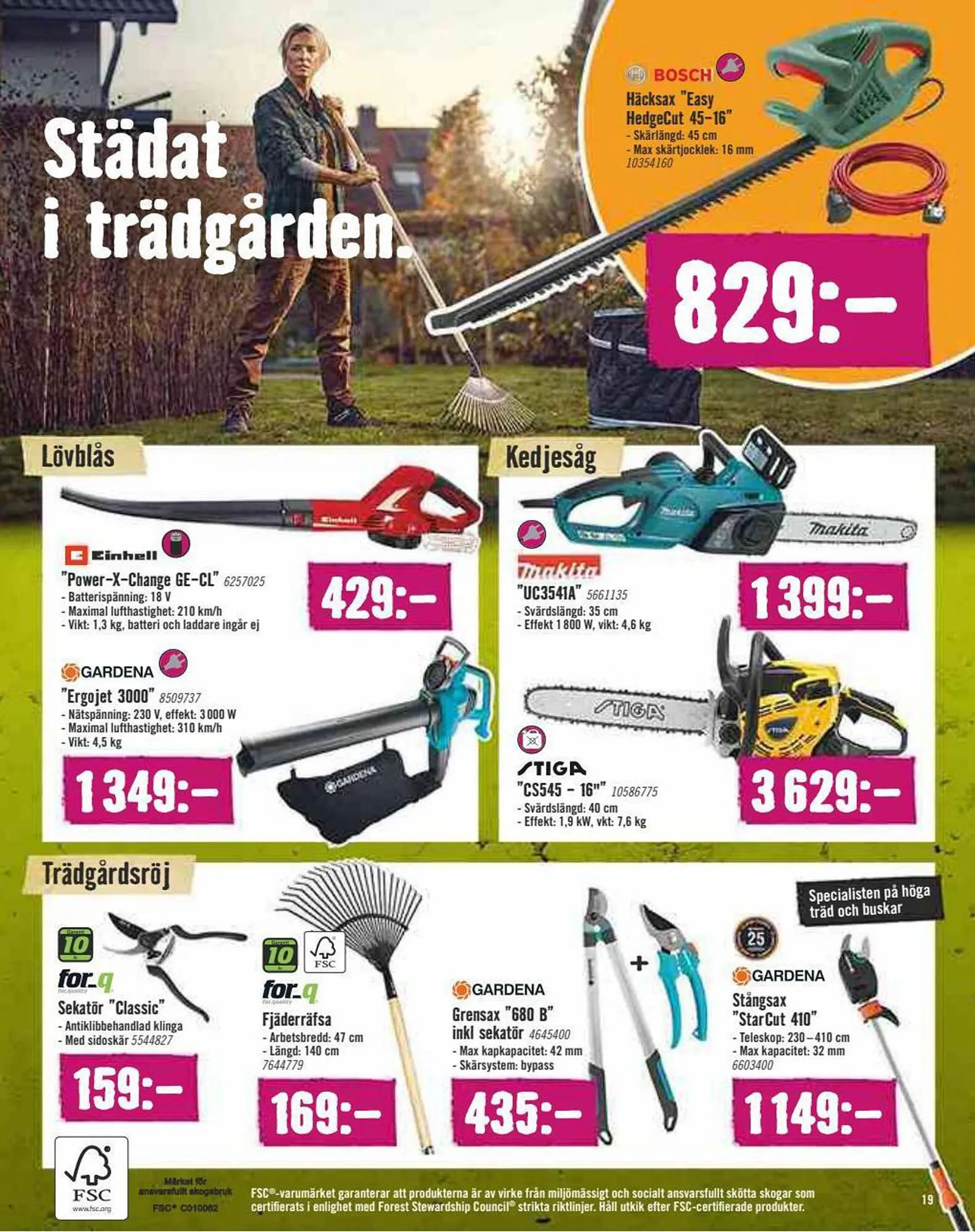 Hornbach reklamblad från 1 september till 27 september 2023 - Reklamblad sidor 19