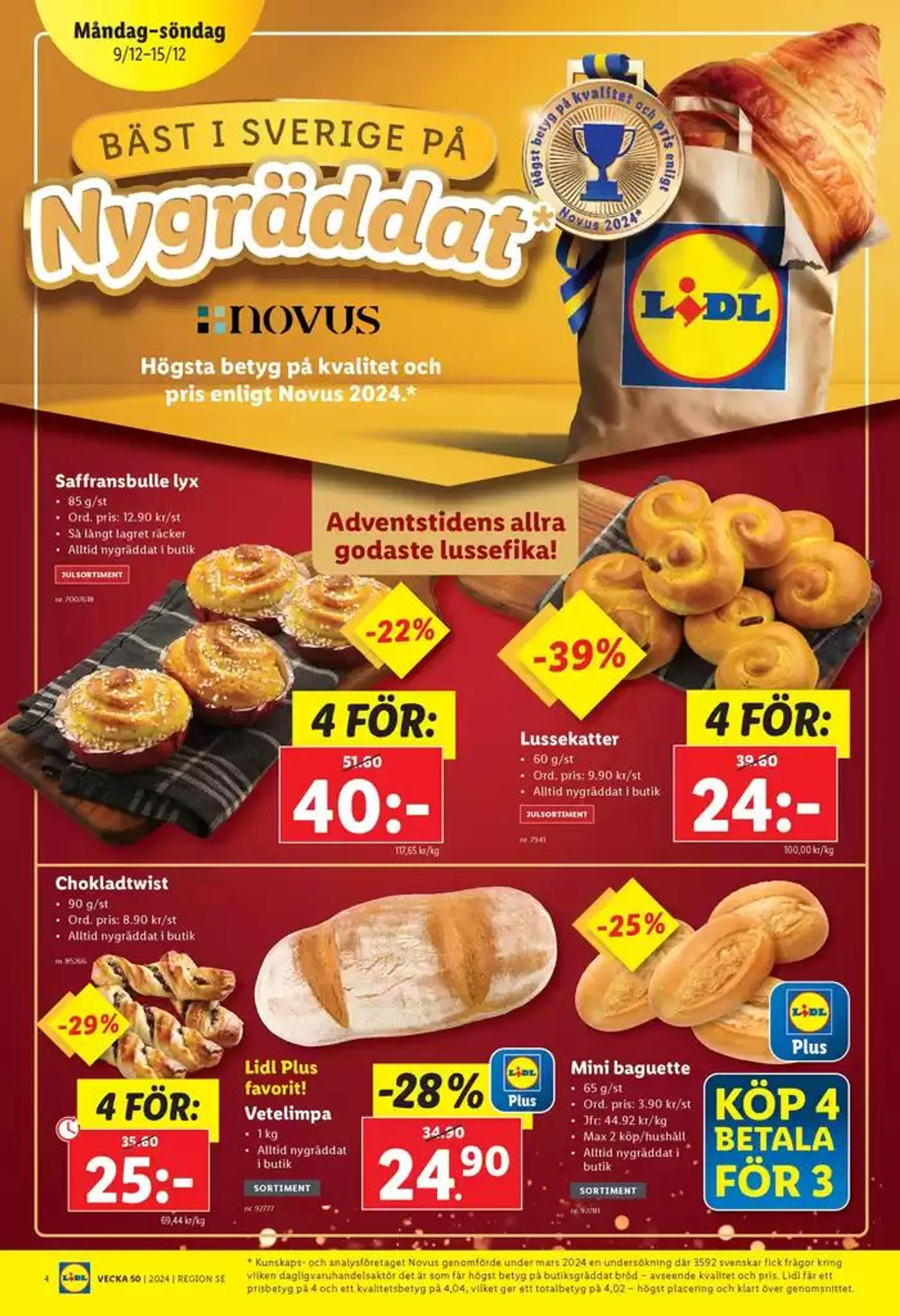 Nya erbjudanden att upptäcka från 9 december till 15 december 2024 - Reklamblad sidor 4