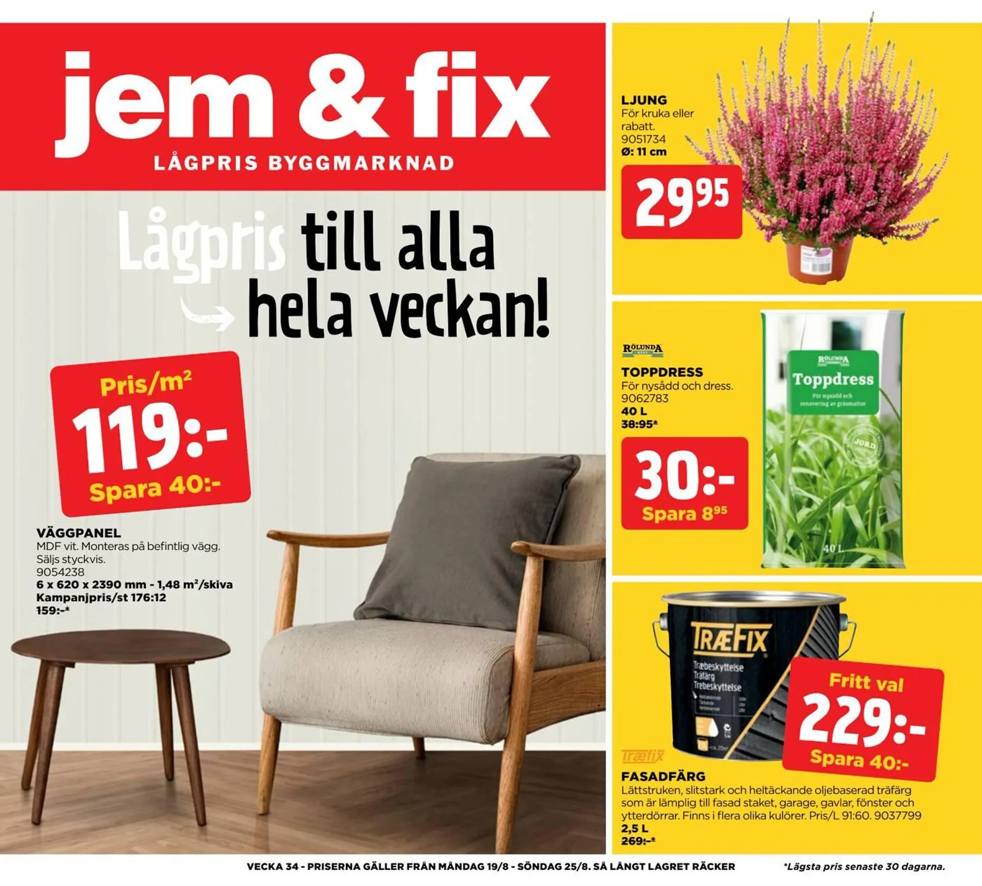 Jem&Fix reklamblad - 1