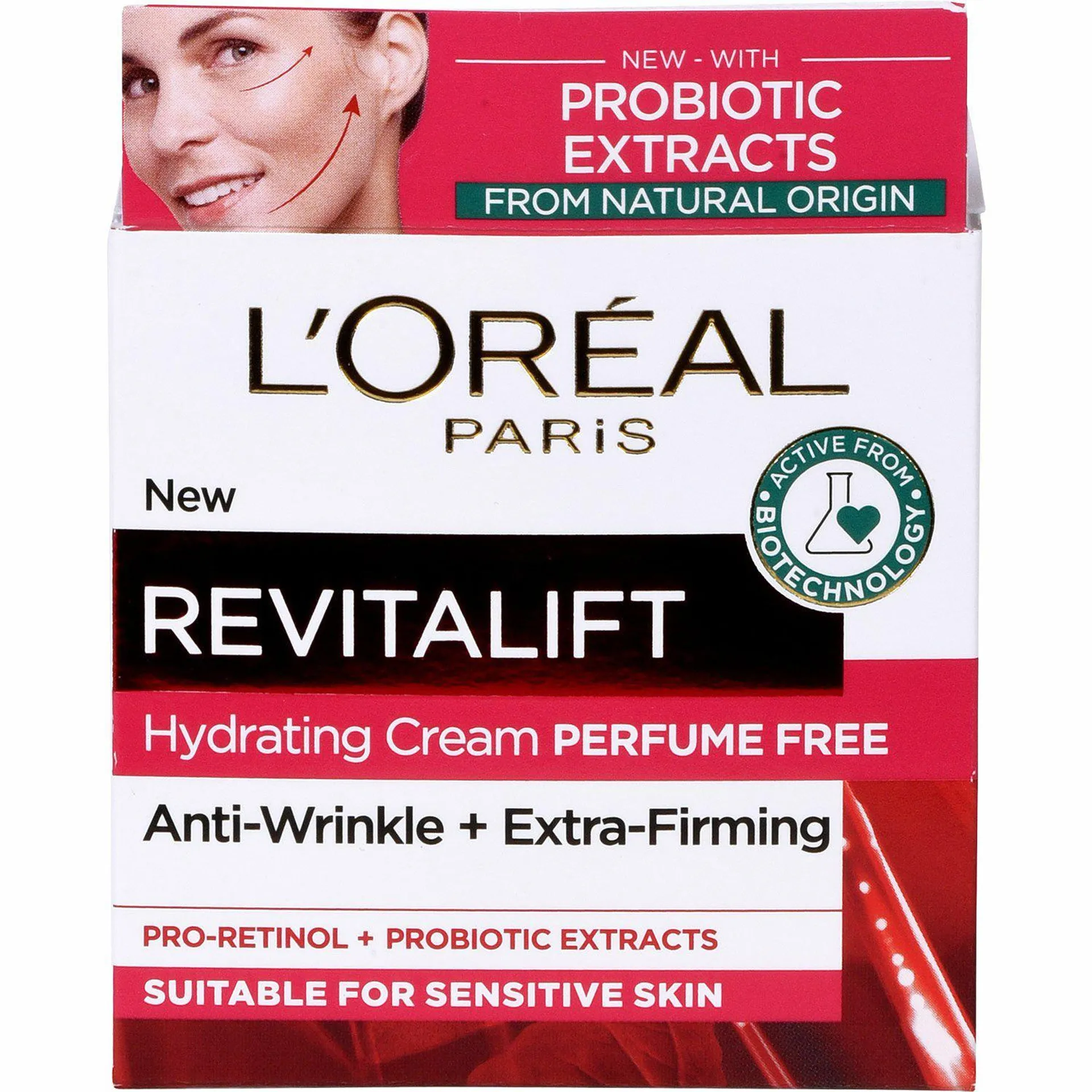 Ansiktscreme L'Oréal Paris Revitalift Hydrating Cream Perfume Free