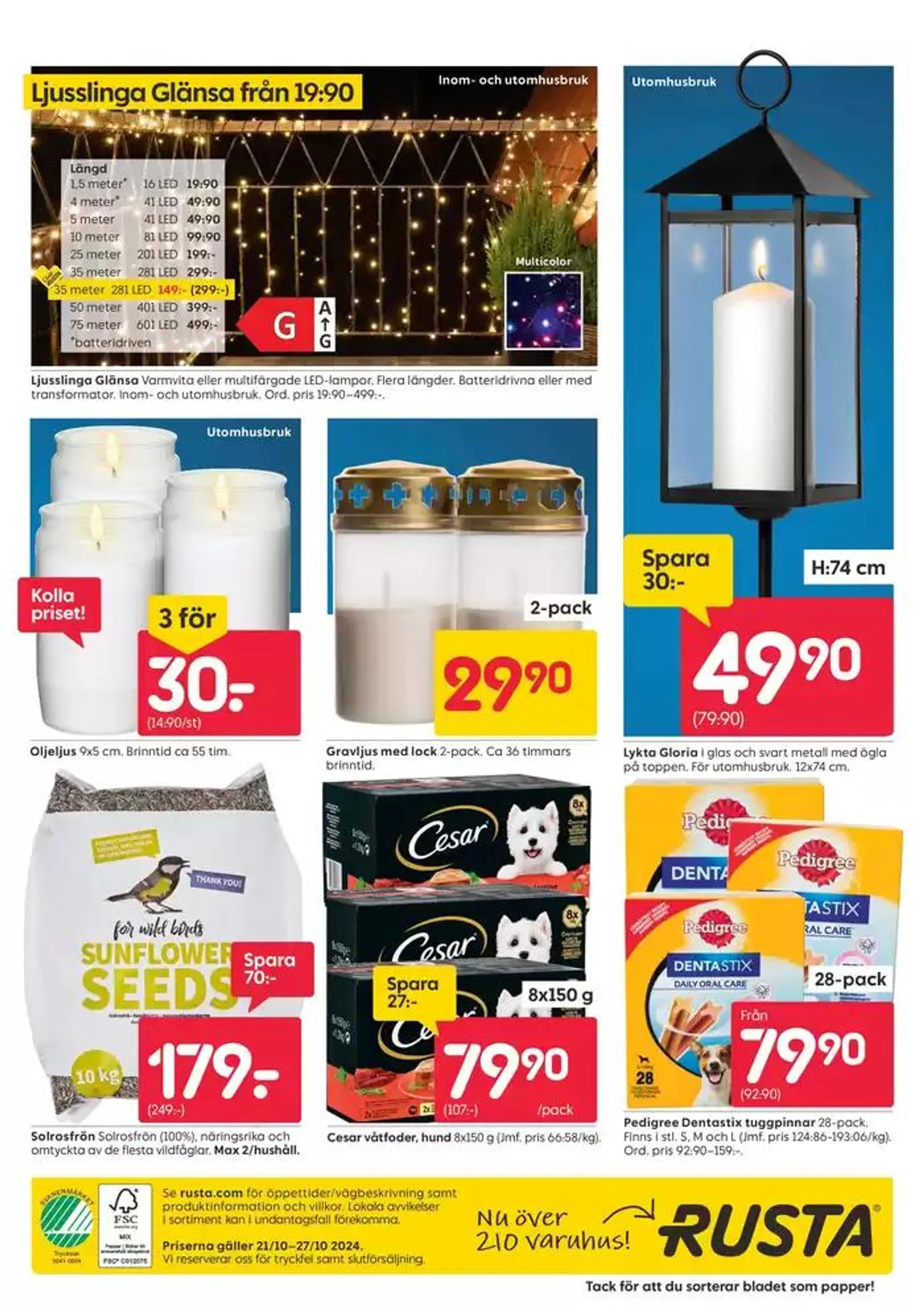 Rusta reklambad från 21 oktober till 4 november 2024 - Reklamblad sidor 16