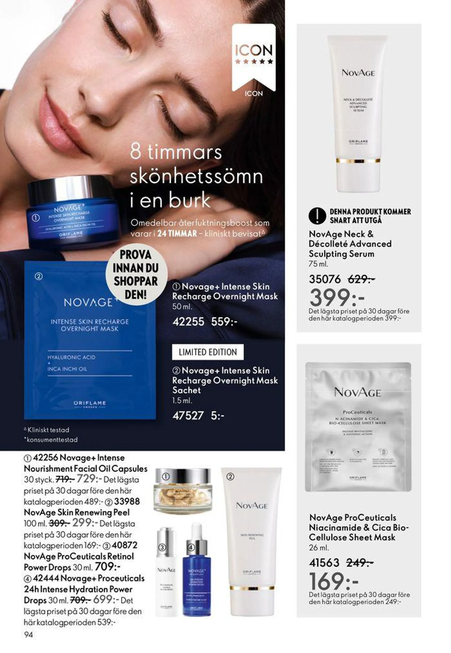 Oriflame reklamblad från 12 juli till 26 juli 2024 - Reklamblad sidor 94