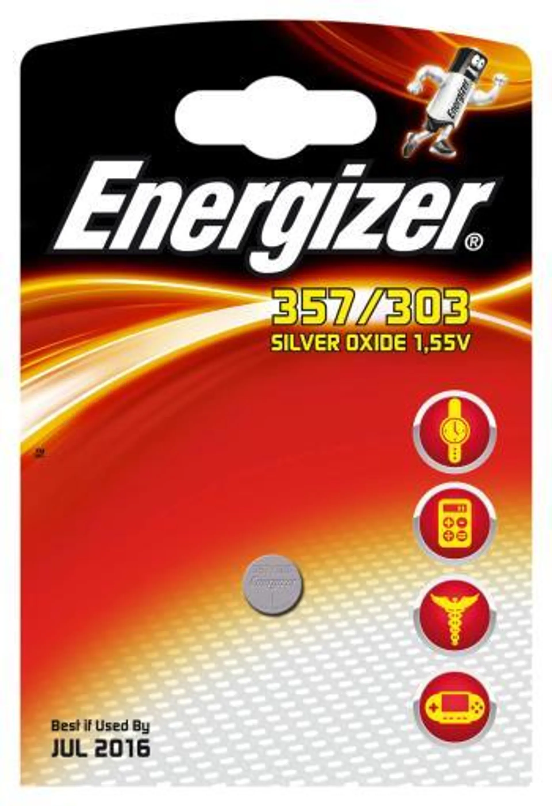 ENERGIZER Batteri 357/303 1-pack