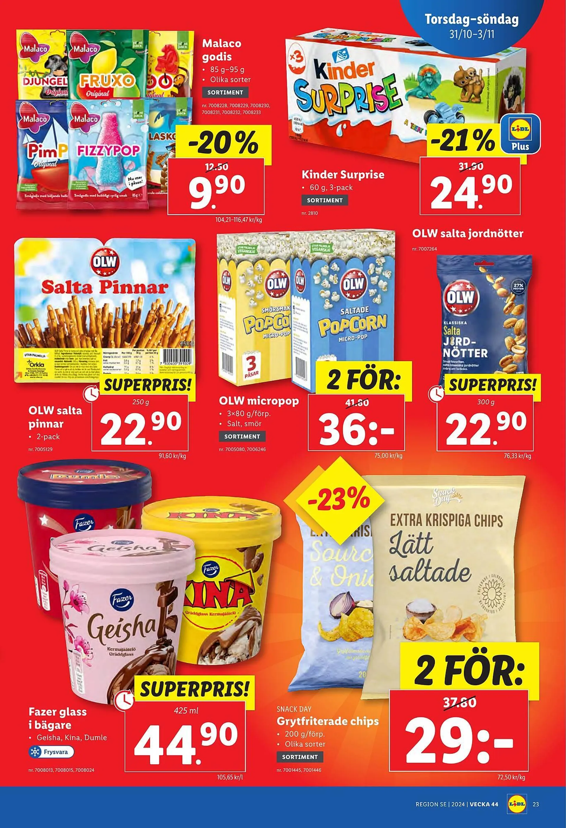 Lidl reklamblad från 28 oktober till 3 november 2024 - Reklamblad sidor 27