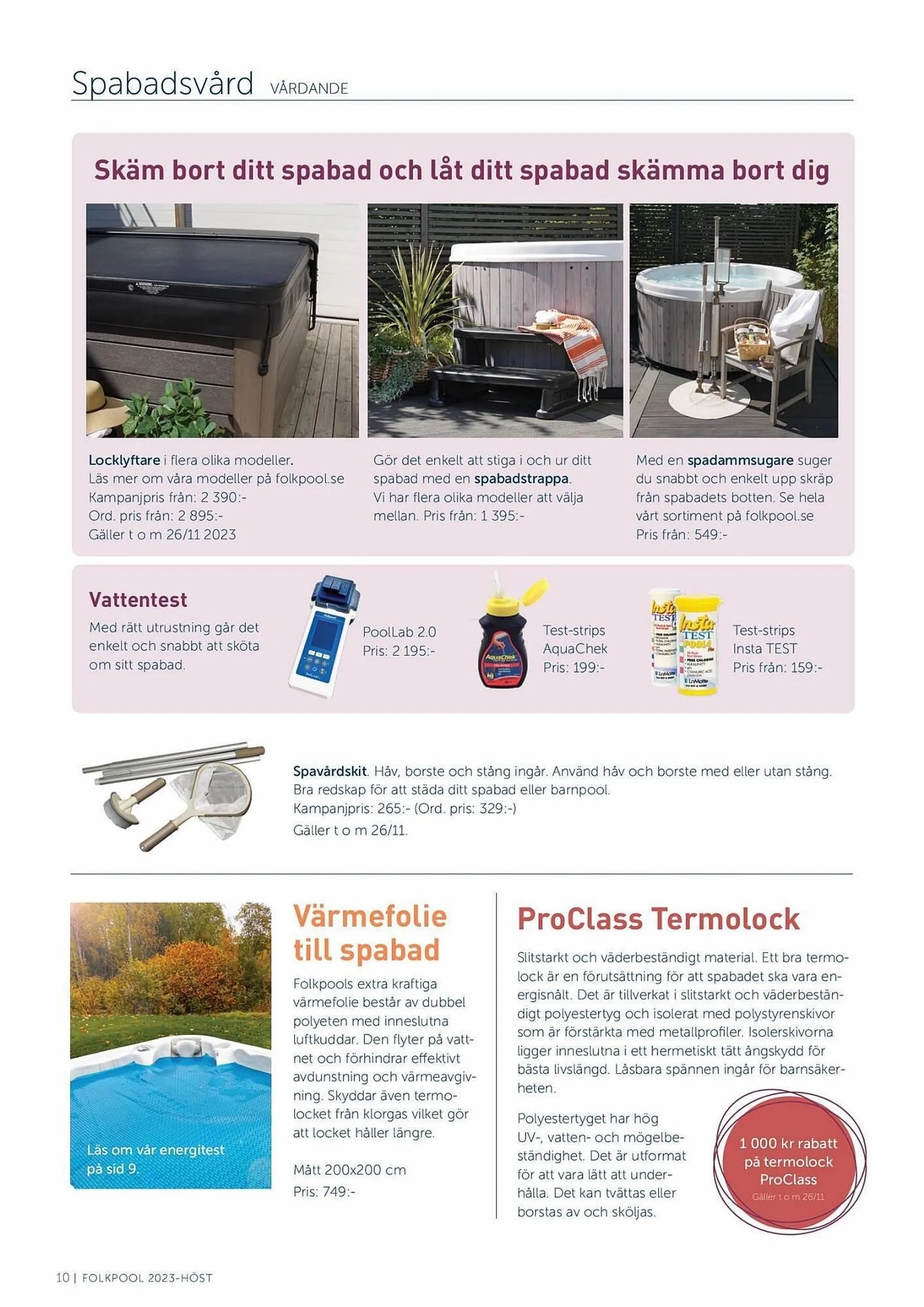 Folkpool reklamblad från 17 september till 28 oktober 2023 - Reklamblad sidor 10