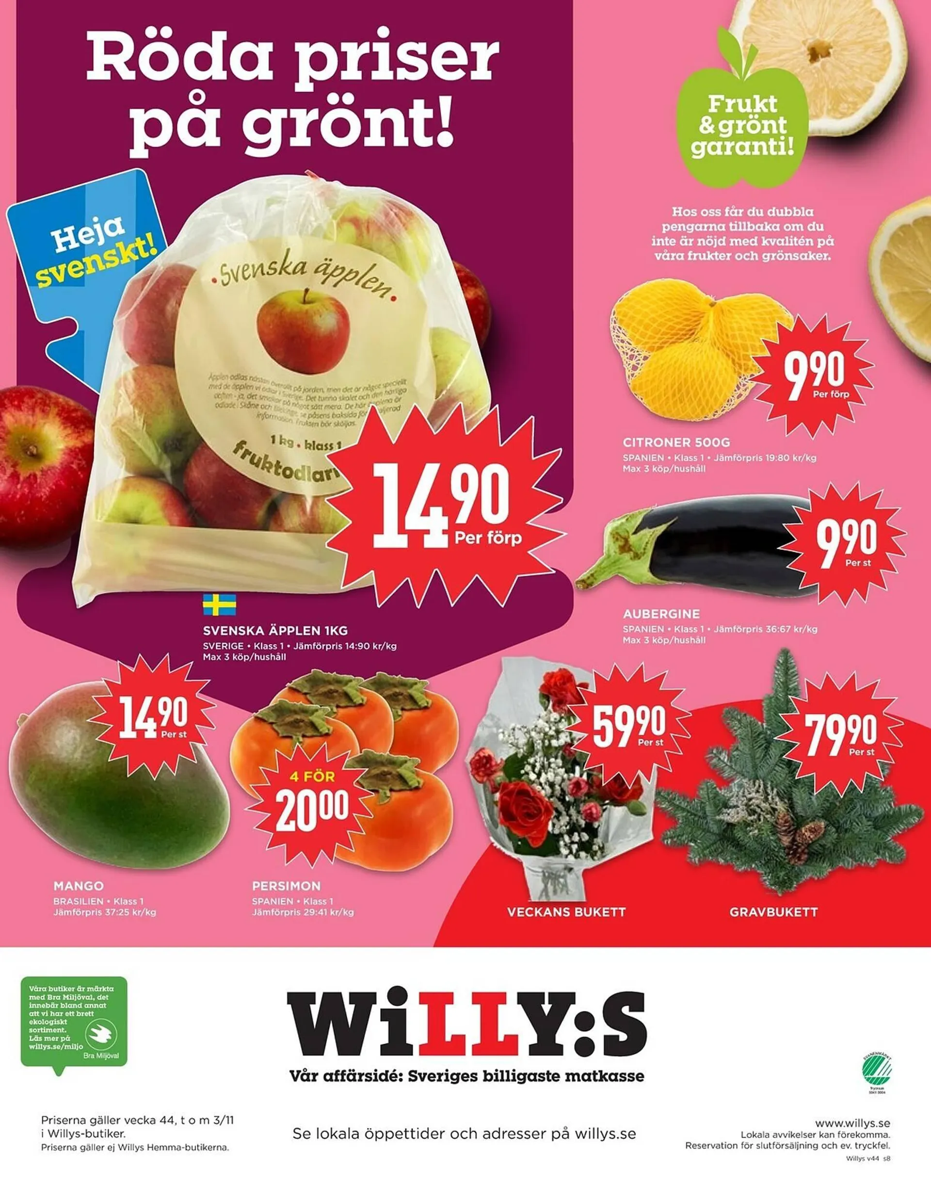 Willys reklamblad från 28 oktober till 3 november 2024 - Reklamblad sidor 8