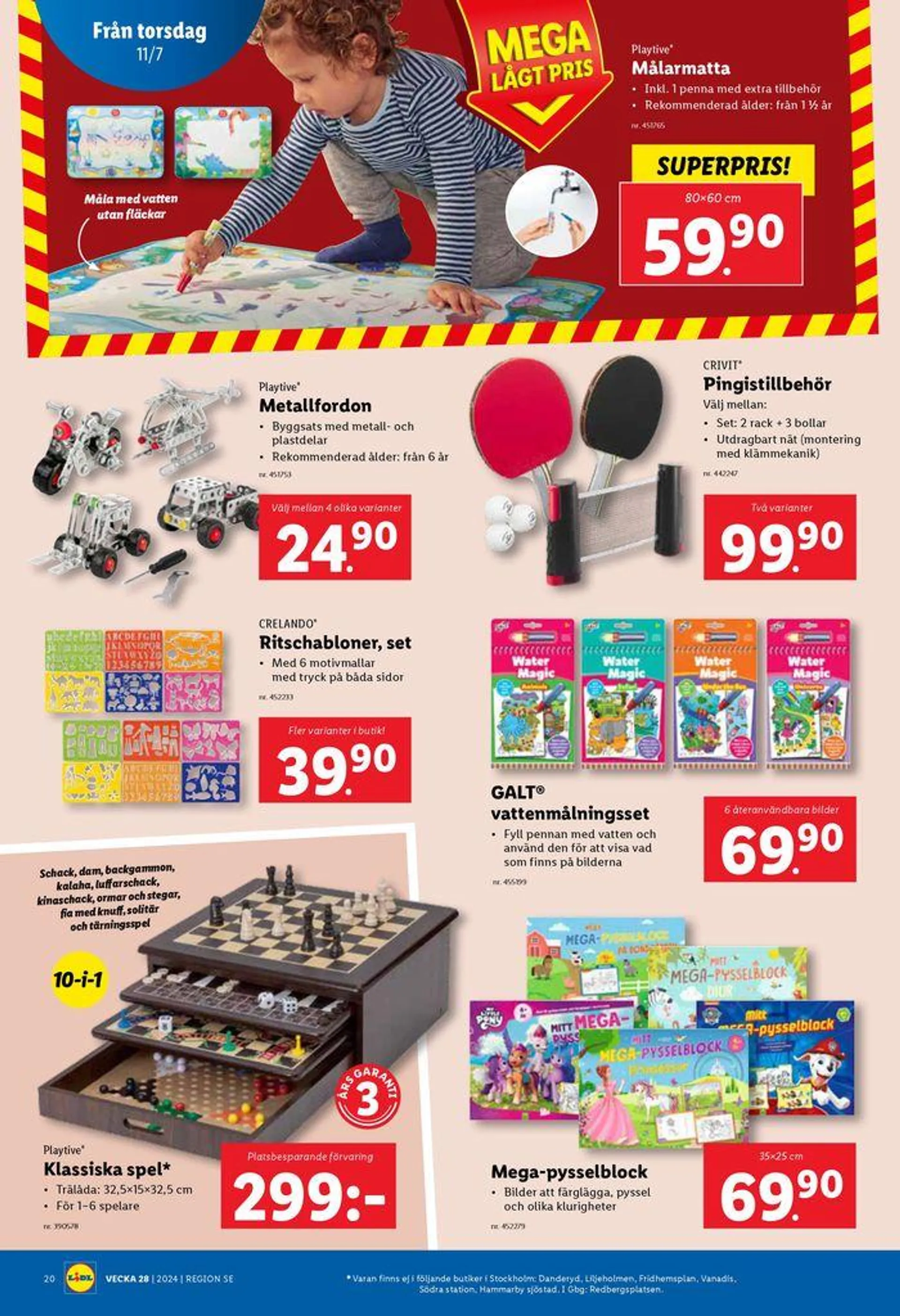 Fantastiskt erbjudande för alla kunder från 8 juli till 9 juni 2024 - Reklamblad sidor 25