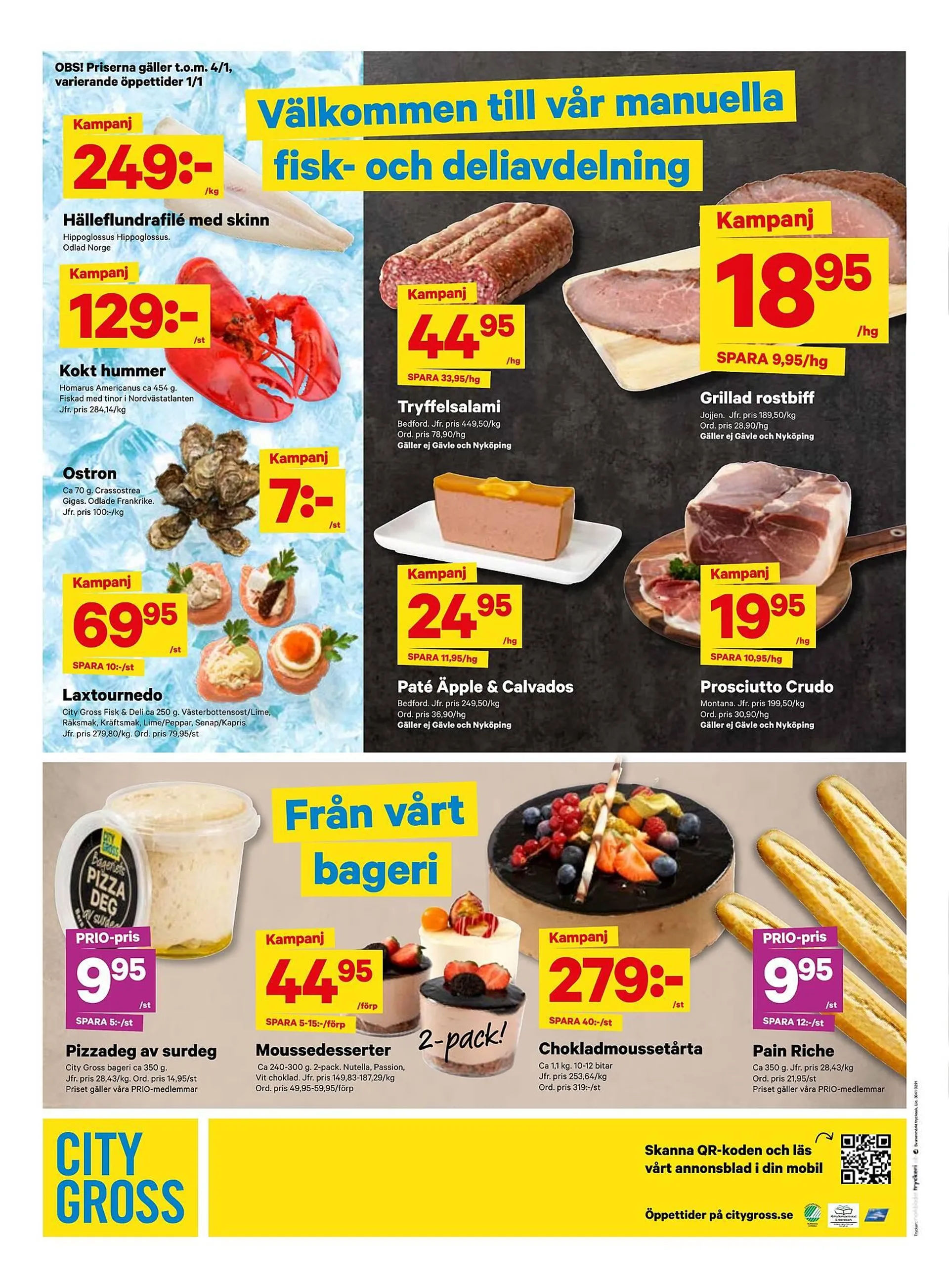 City Gross reklamblad från 27 december till 6 januari 2025 - Reklamblad sidor 12