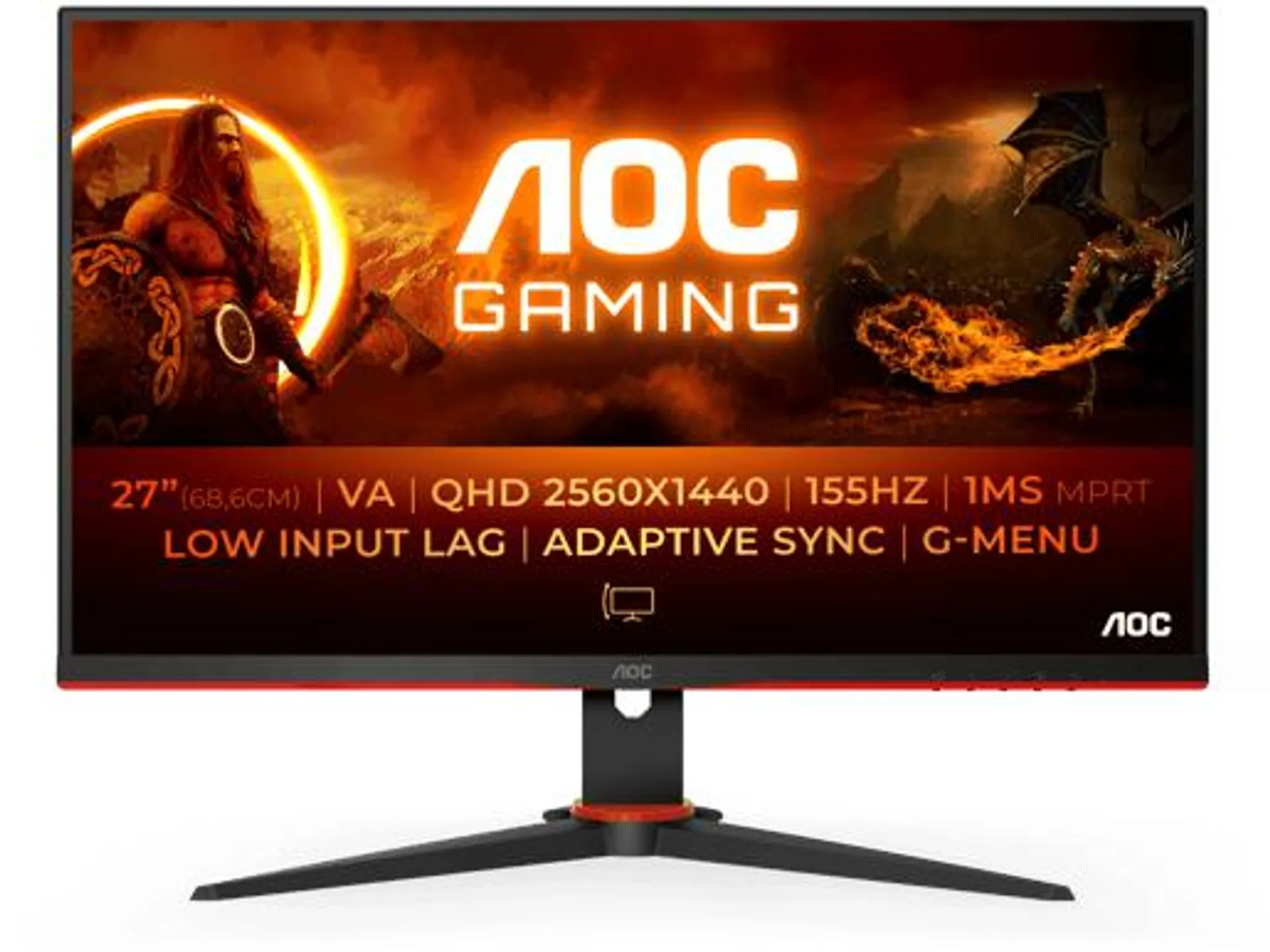 AOC 27" Q27G2E VA QHD 155 Hz