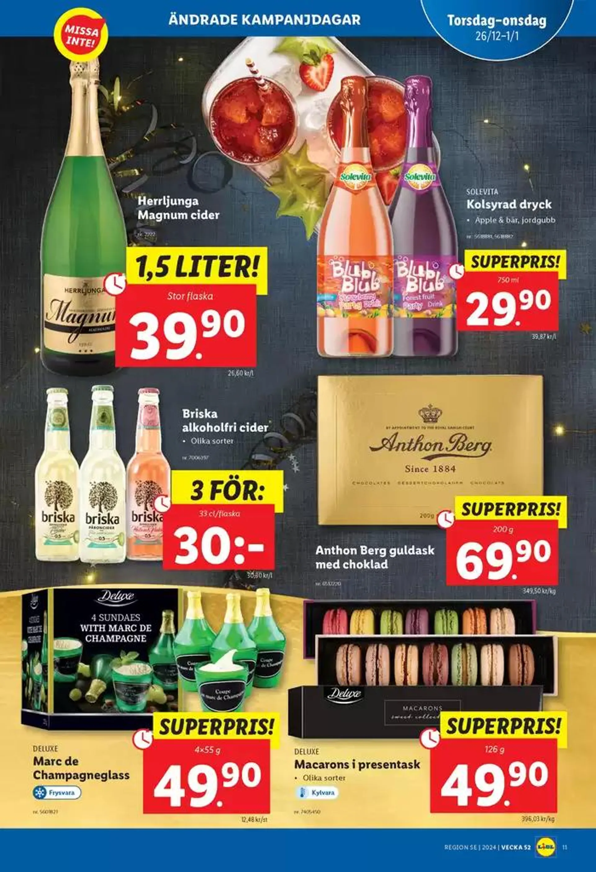 Exklusiva deals för våra kunder från 26 december till 5 januari 2025 - Reklamblad sidor 12