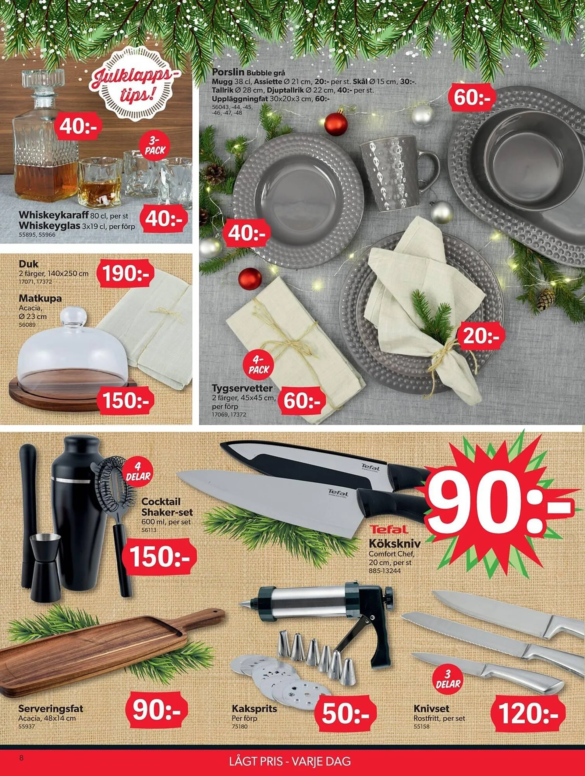 DollarStore reklamblad från 2 december till 2 januari 2025 - Reklamblad sidor 8