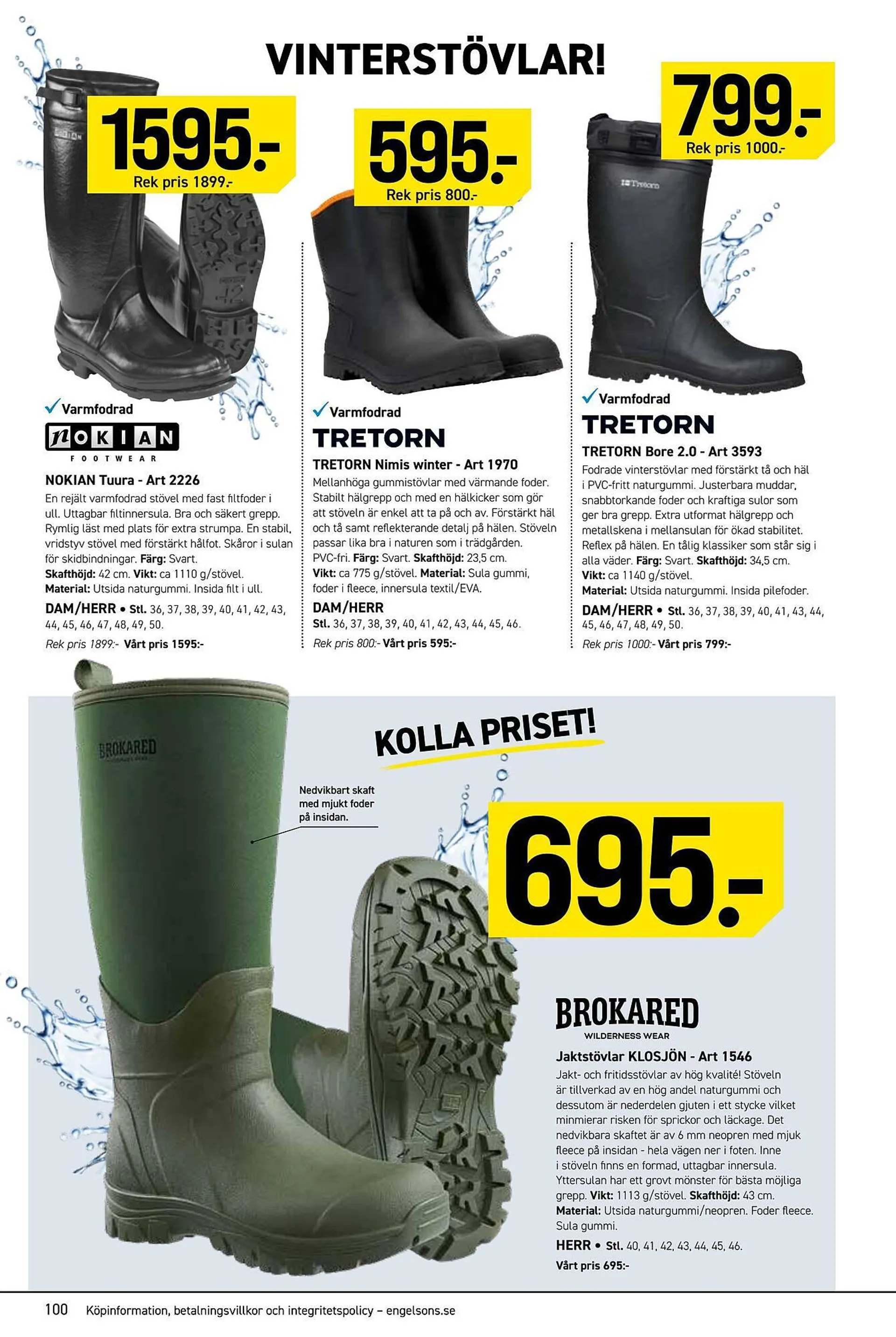 Engelsons reklamblad från 16 oktober till 31 december 2024 - Reklamblad sidor 100