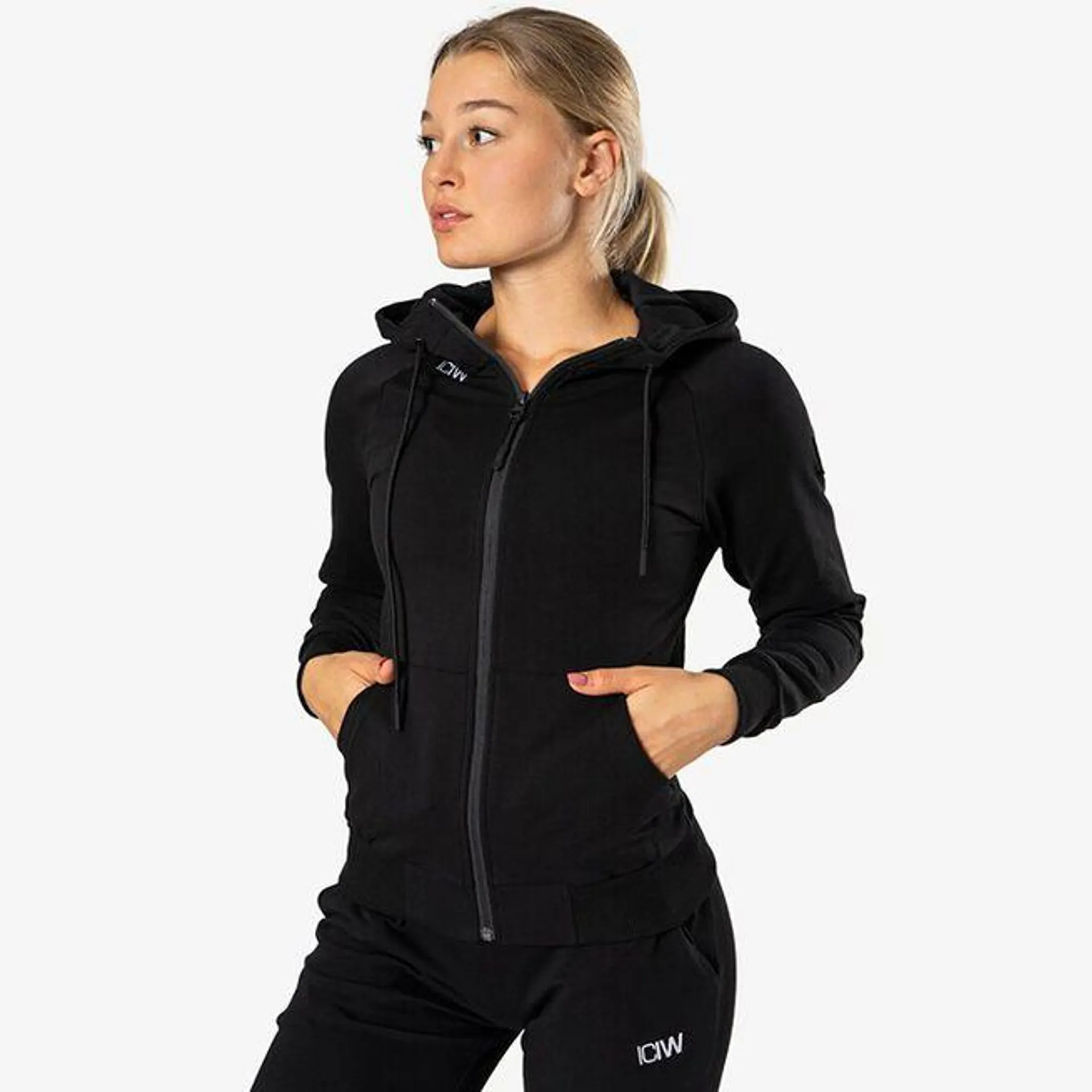 Activity Zip Hoodie, Black