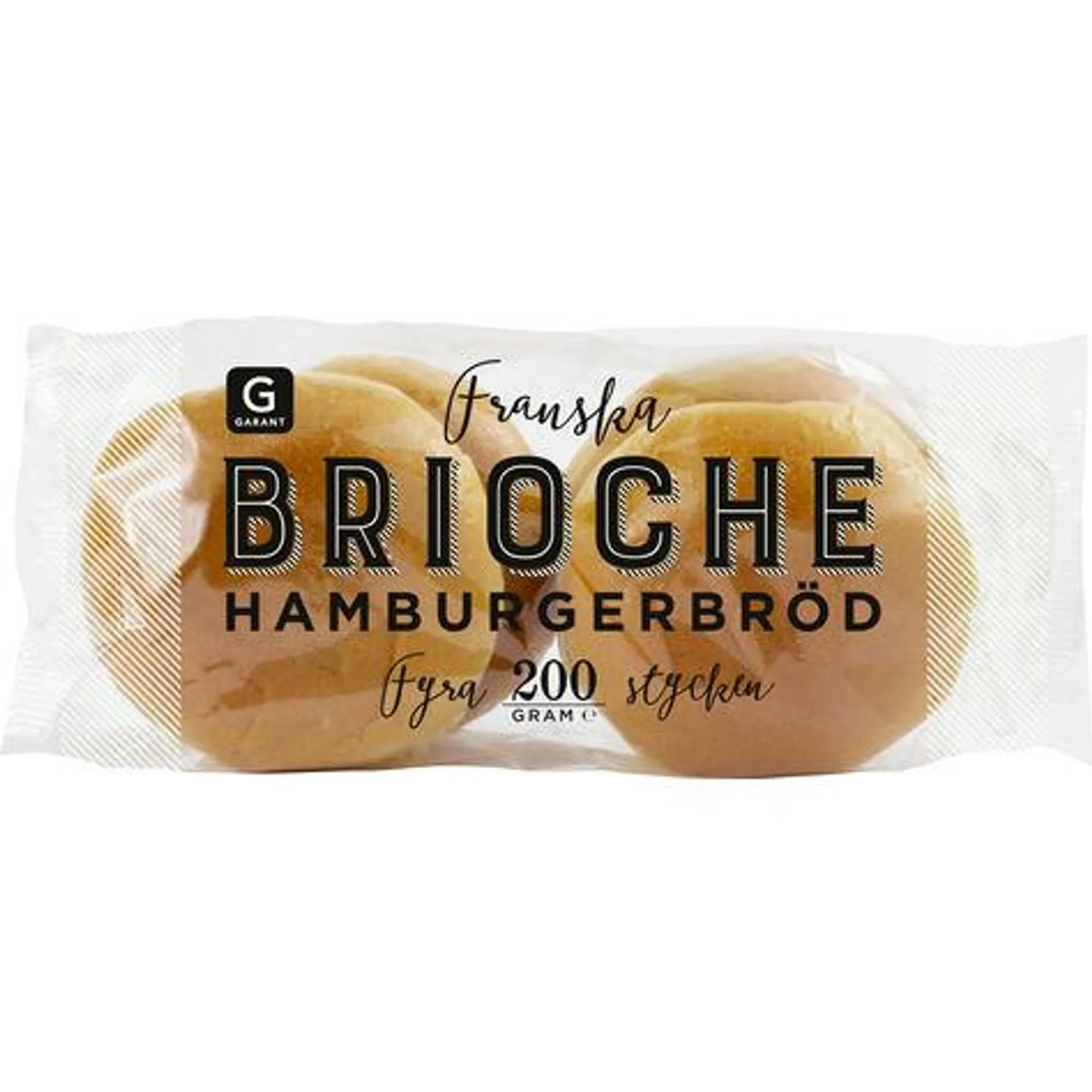 Hamburgerbröd Brioche 4-pack