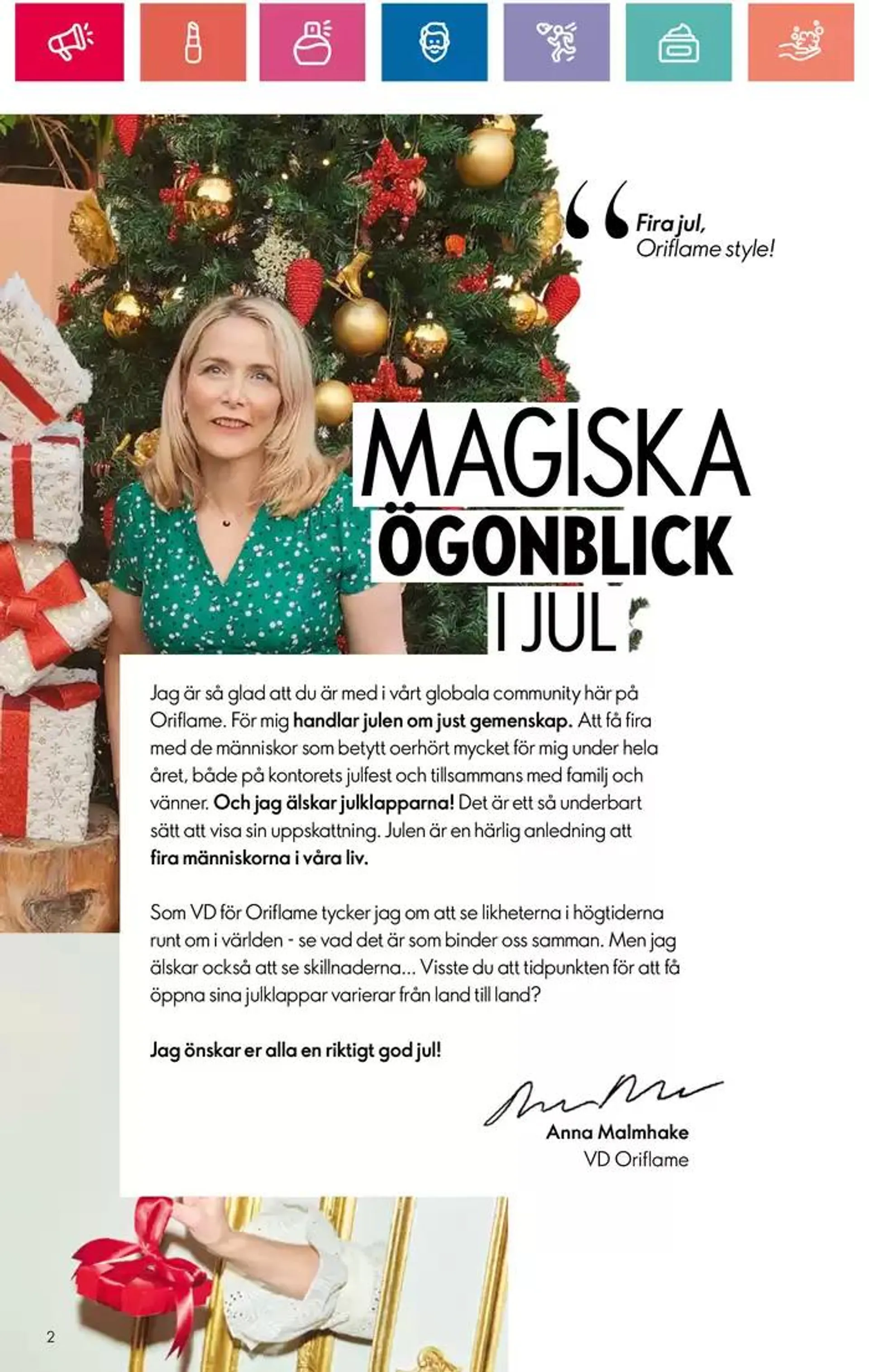 Oriflame reklamblad från 5 december till 19 december 2024 - Reklamblad sidor 2